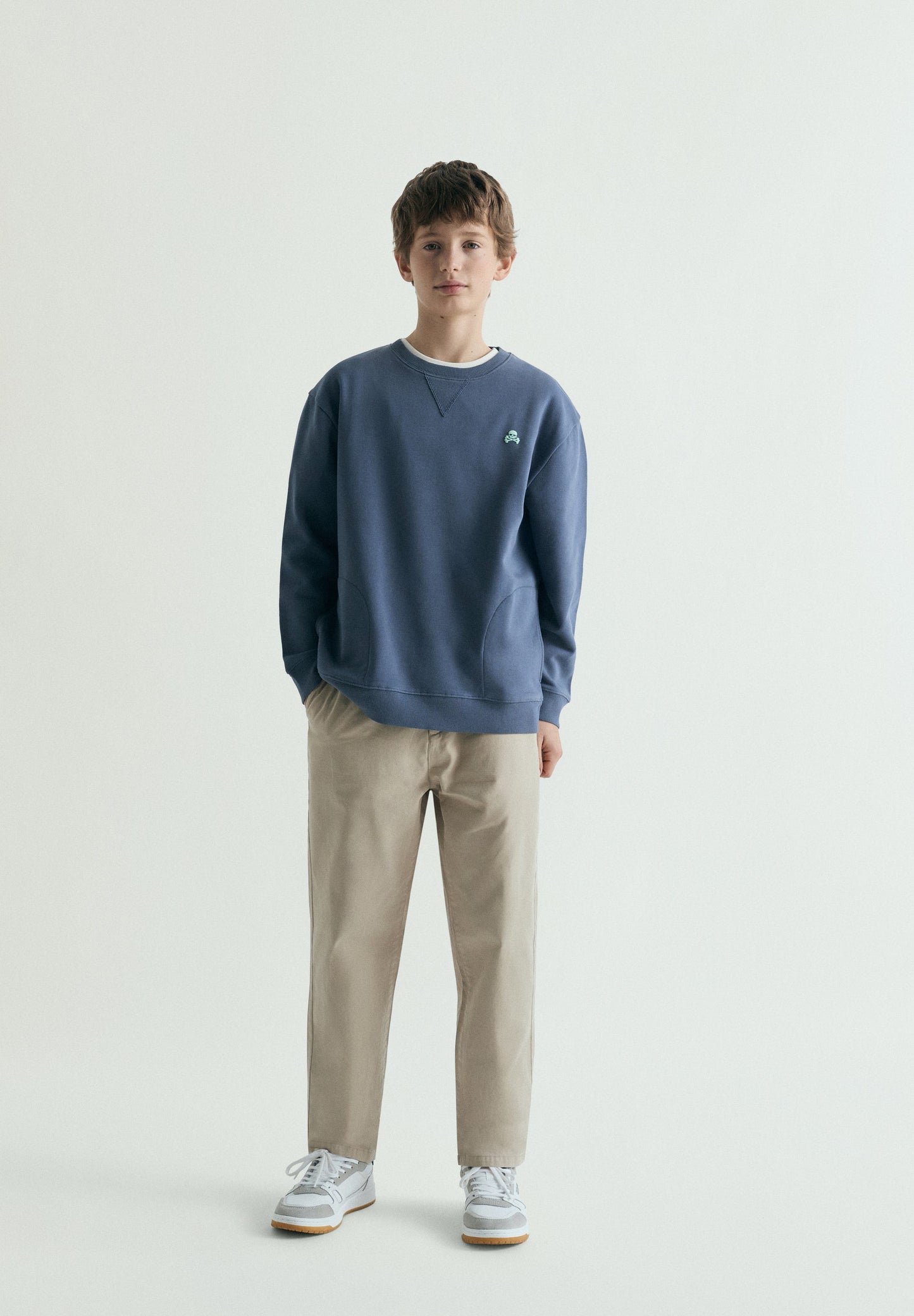 OCEAN PRINT SWEATSHIRT