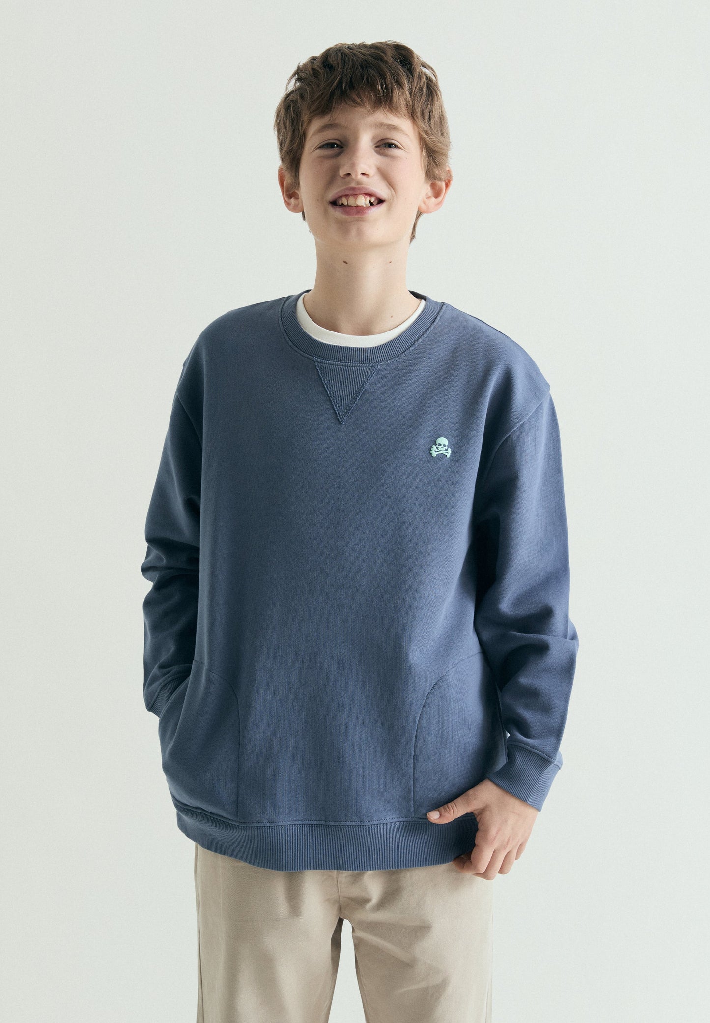 OCEAN PRINT SWEATSHIRT