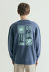 OCEAN PRINT SWEATSHIRT