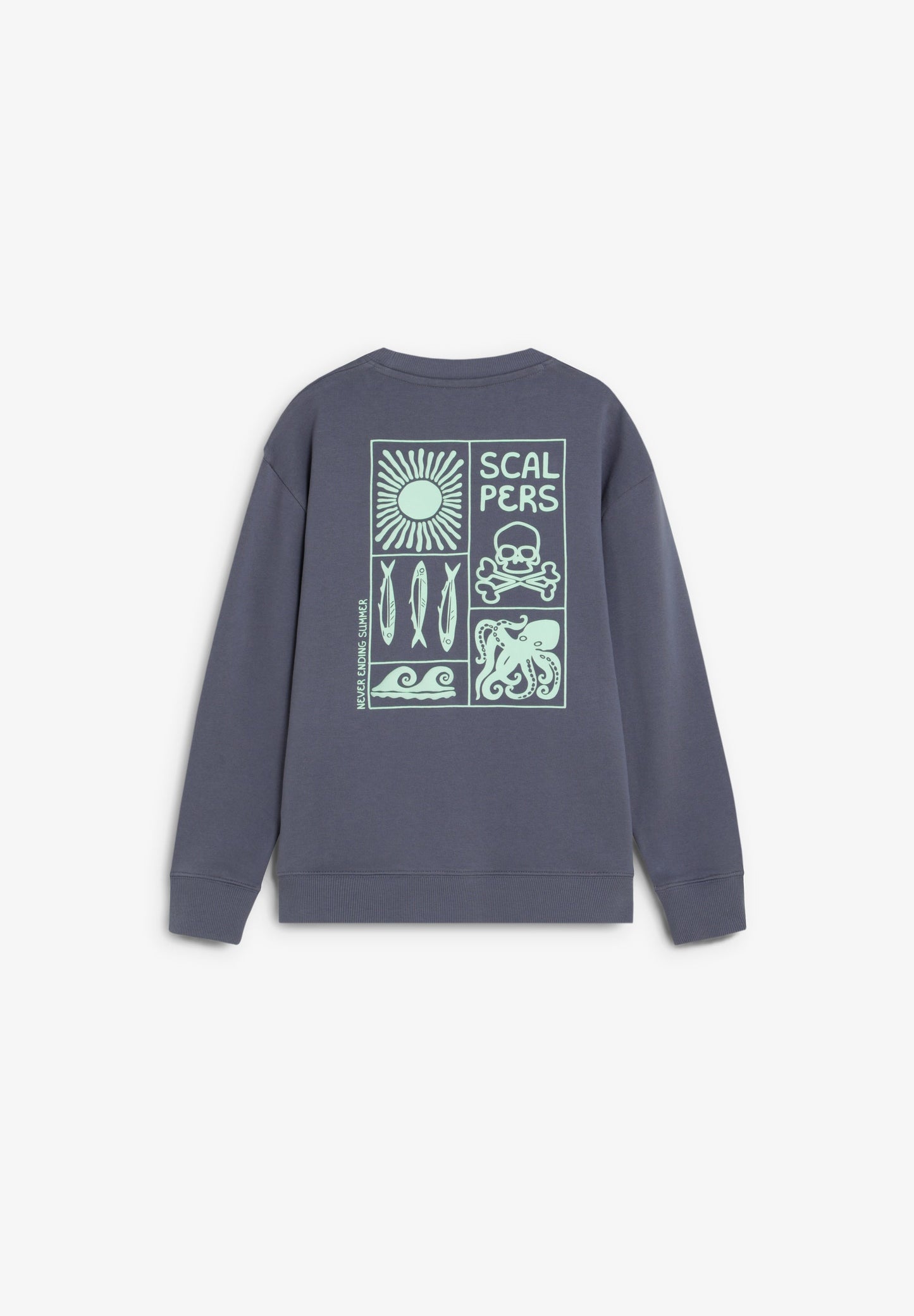 OCEAN PRINT SWEATSHIRT