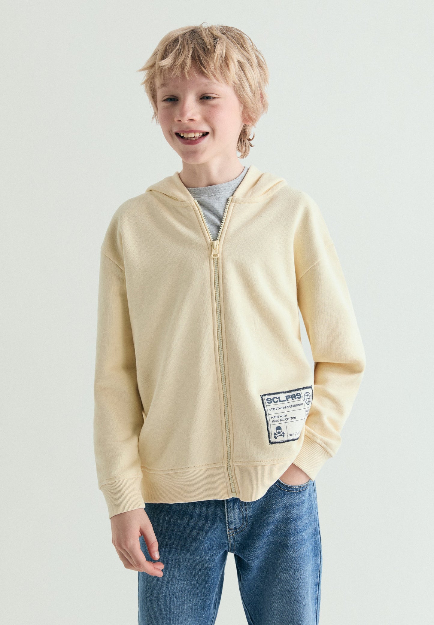 SKULL DETAIL HOODIE
