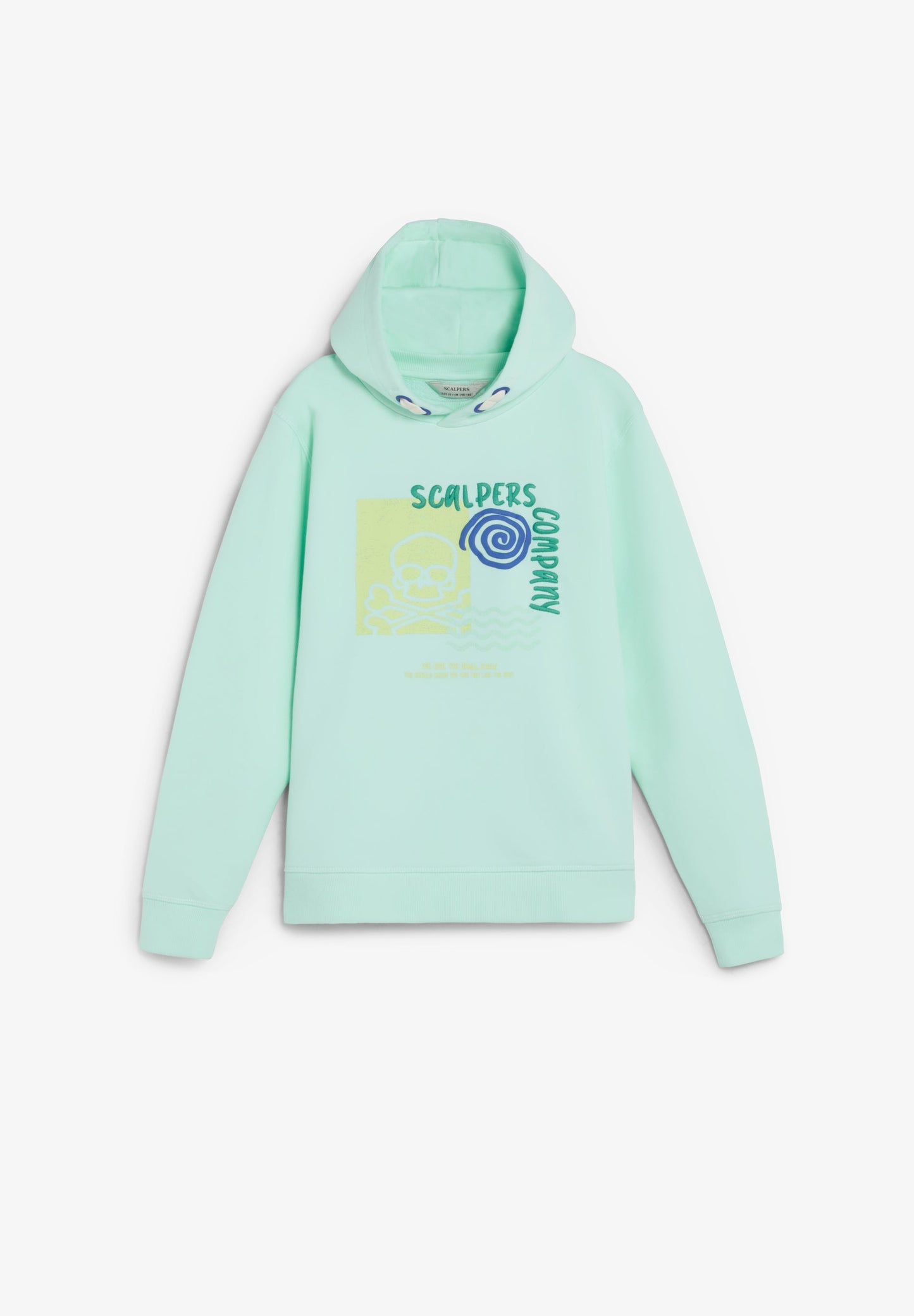 SKULL PRINT HOODIE