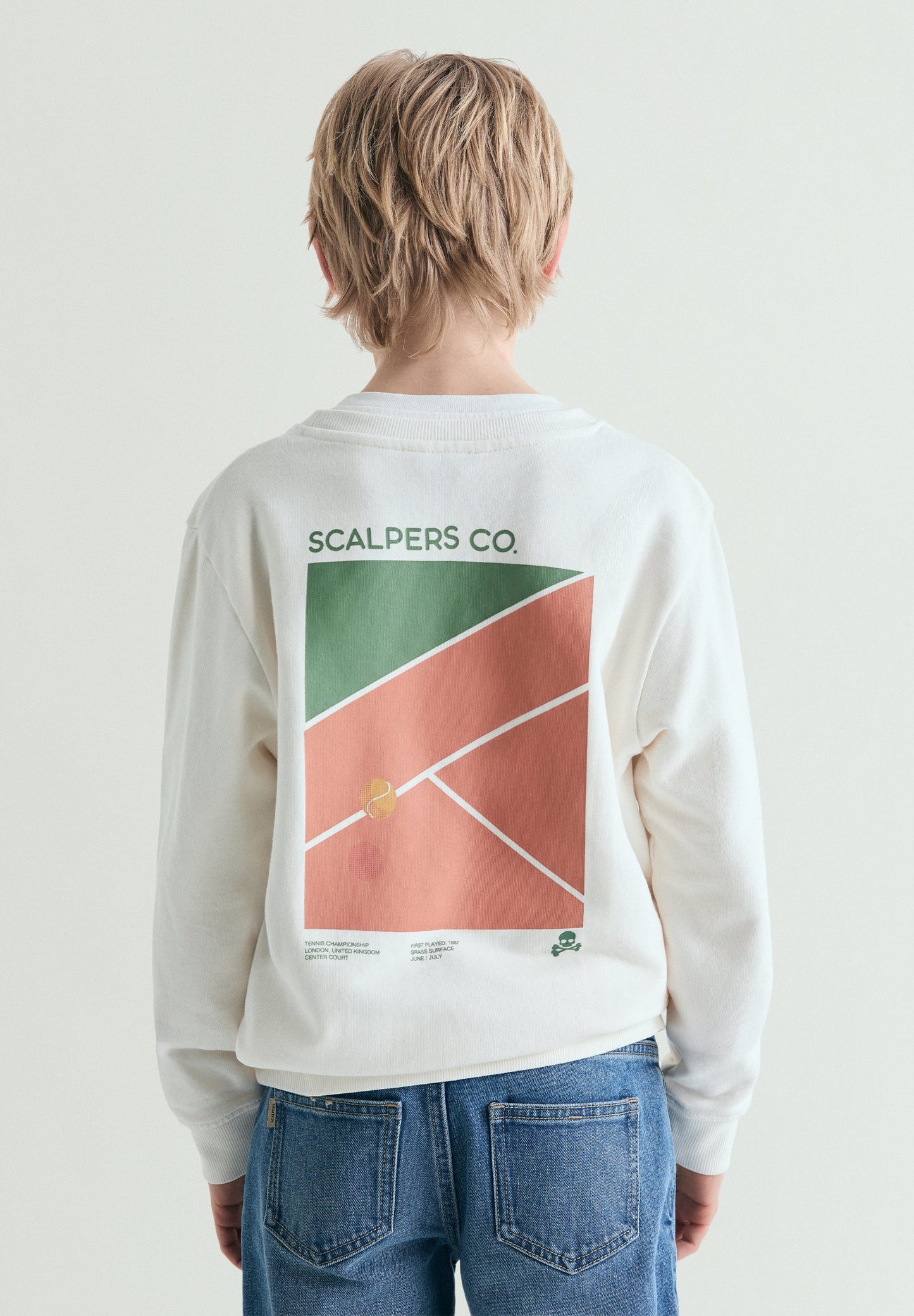 TENNIS PRINT SWEATSHIRT