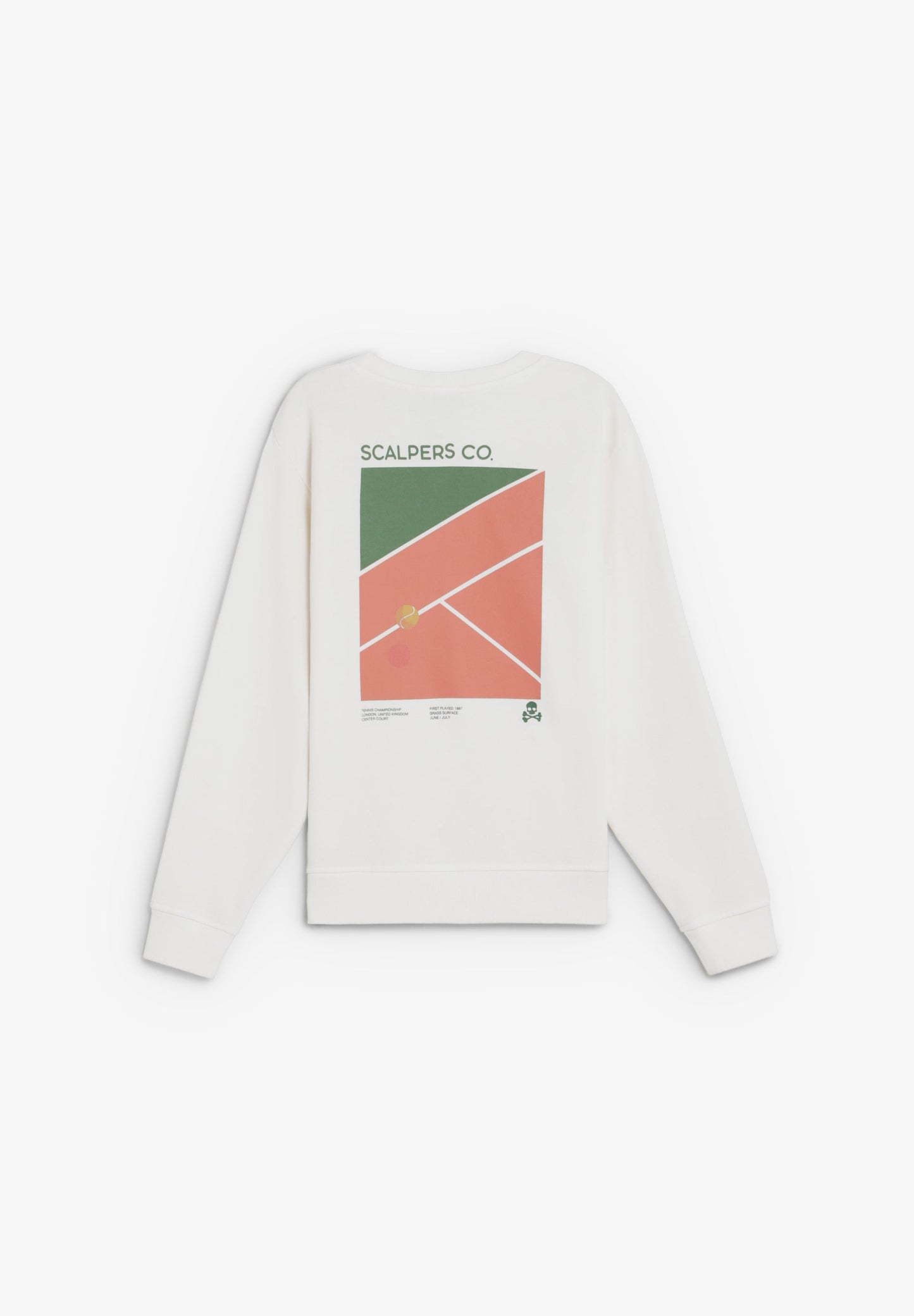 TENNIS PRINT SWEATSHIRT
