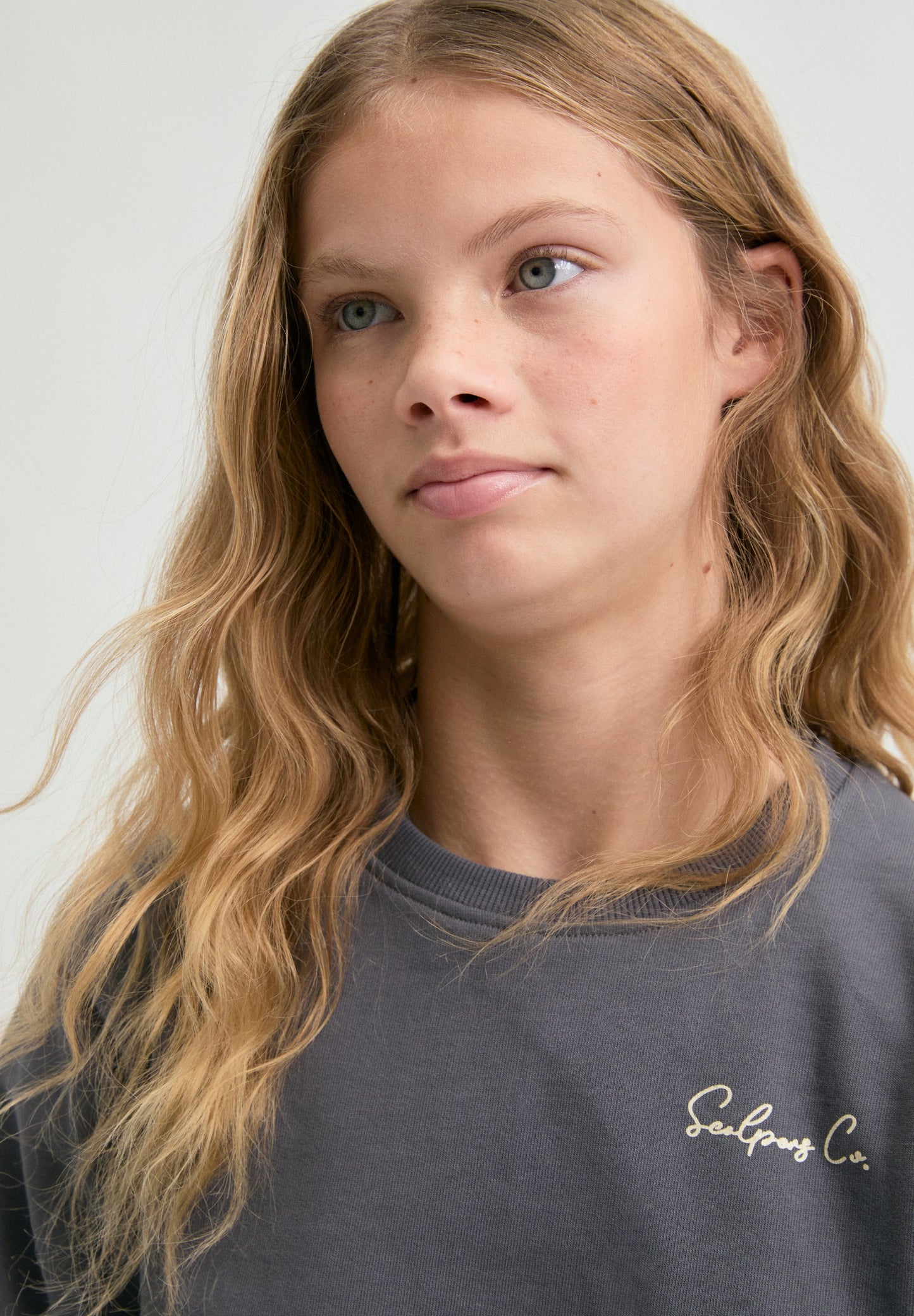 SWEATSHIRT WITH CONTRAST EMBROIDERY