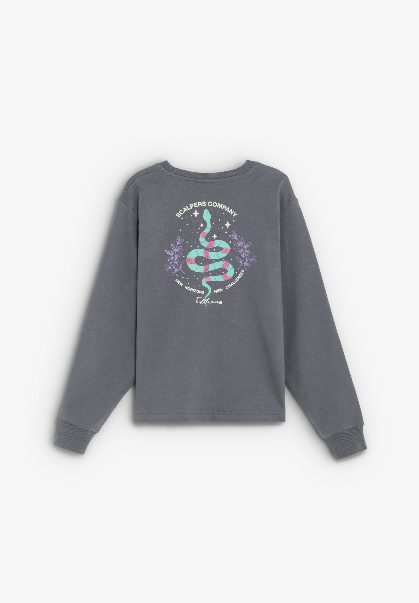 SWEATSHIRT WITH CONTRAST EMBROIDERY