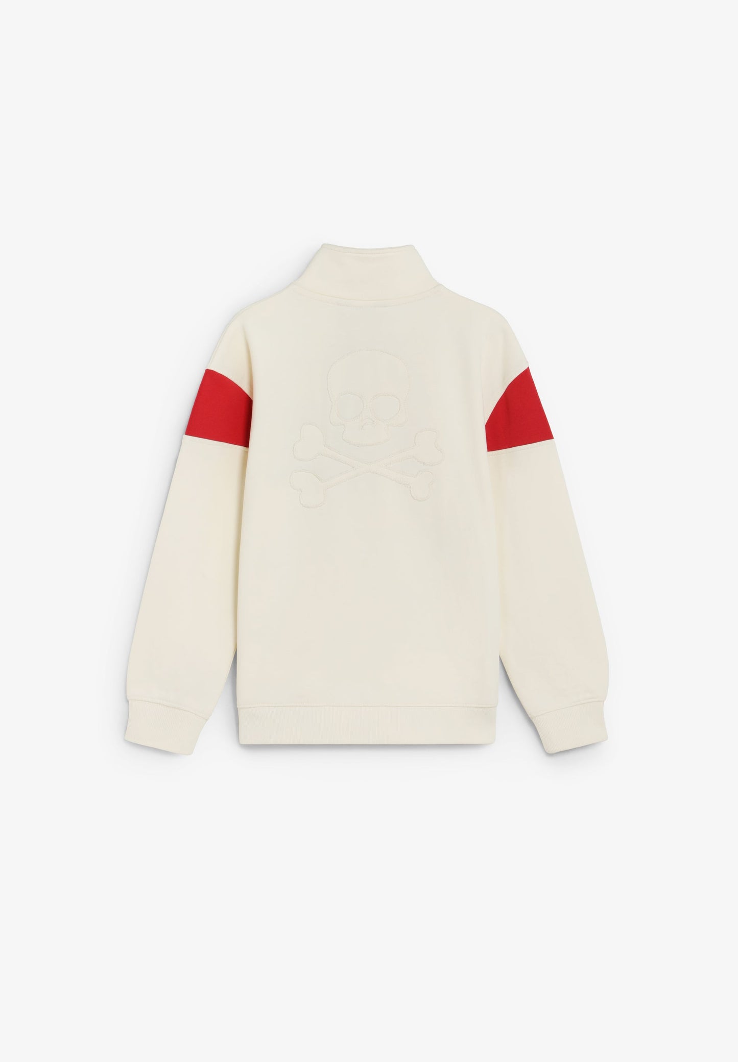 HIGH NECK ZIP-UP SWEATSHIRT