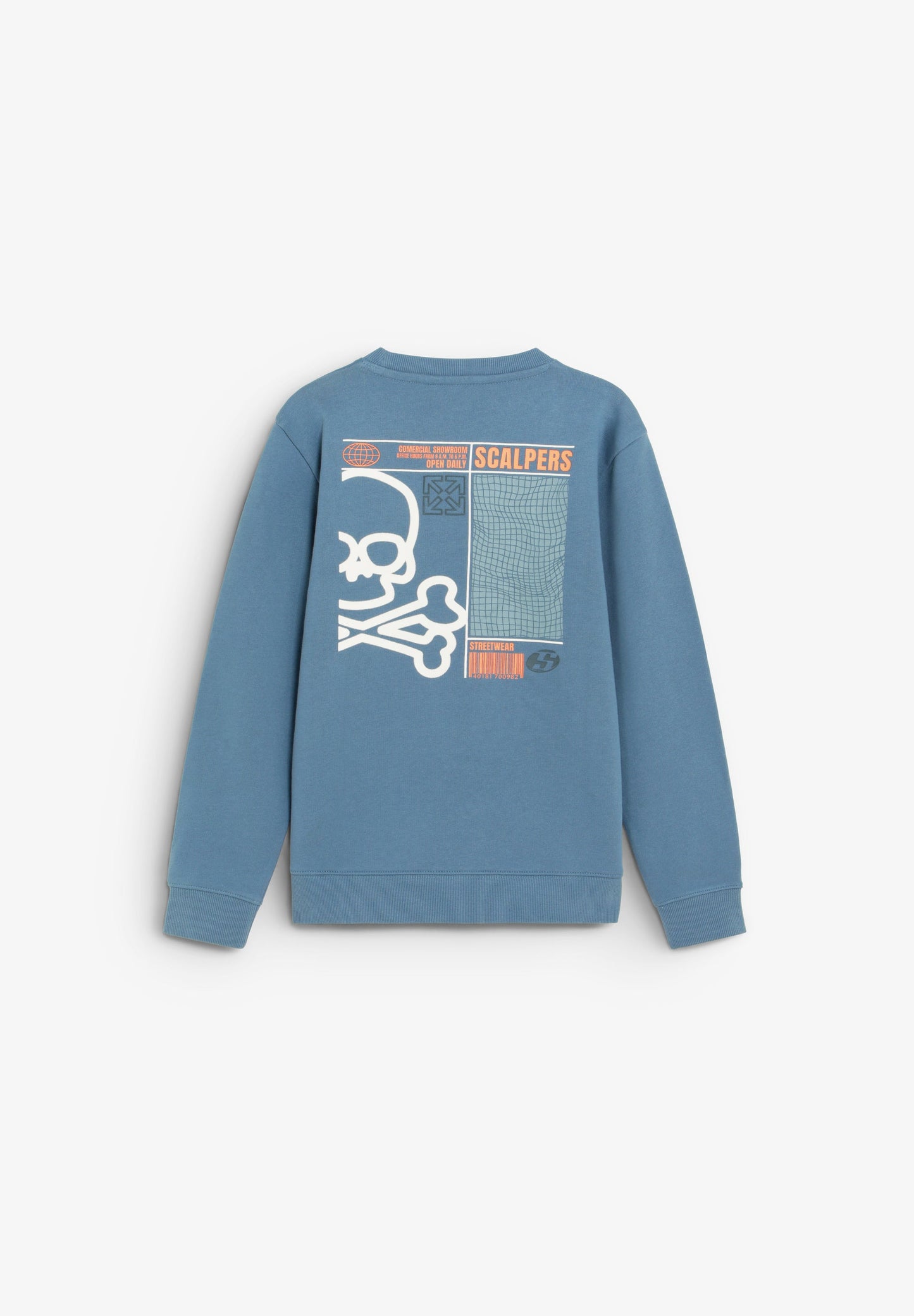 PRINTED SKULL HOODIE