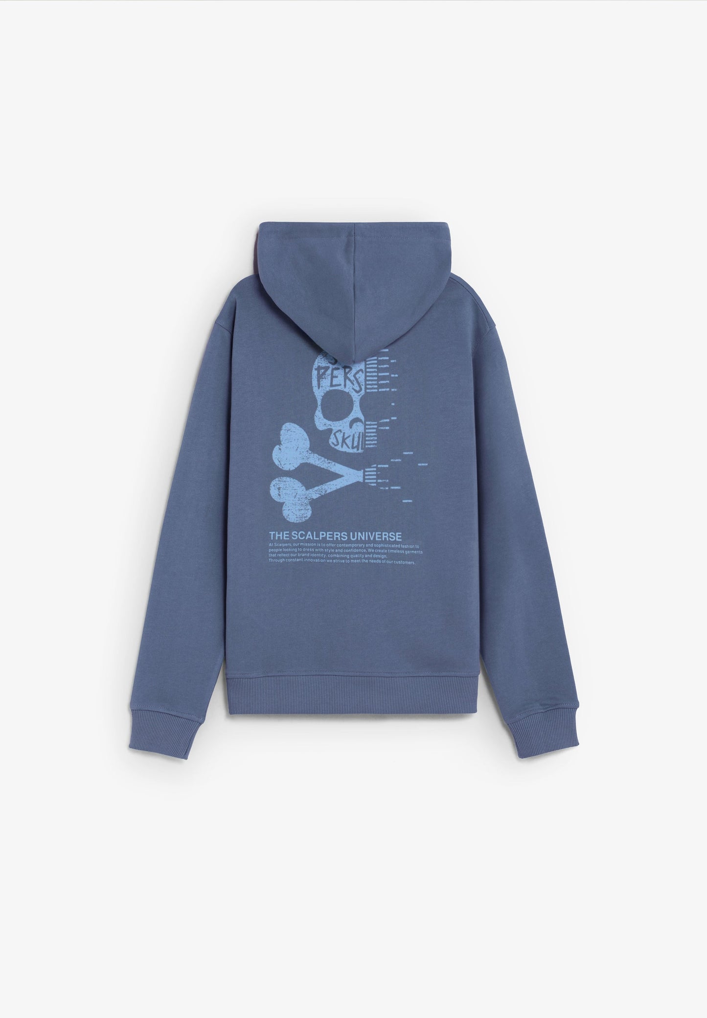 SKULL PRINT HOODIE