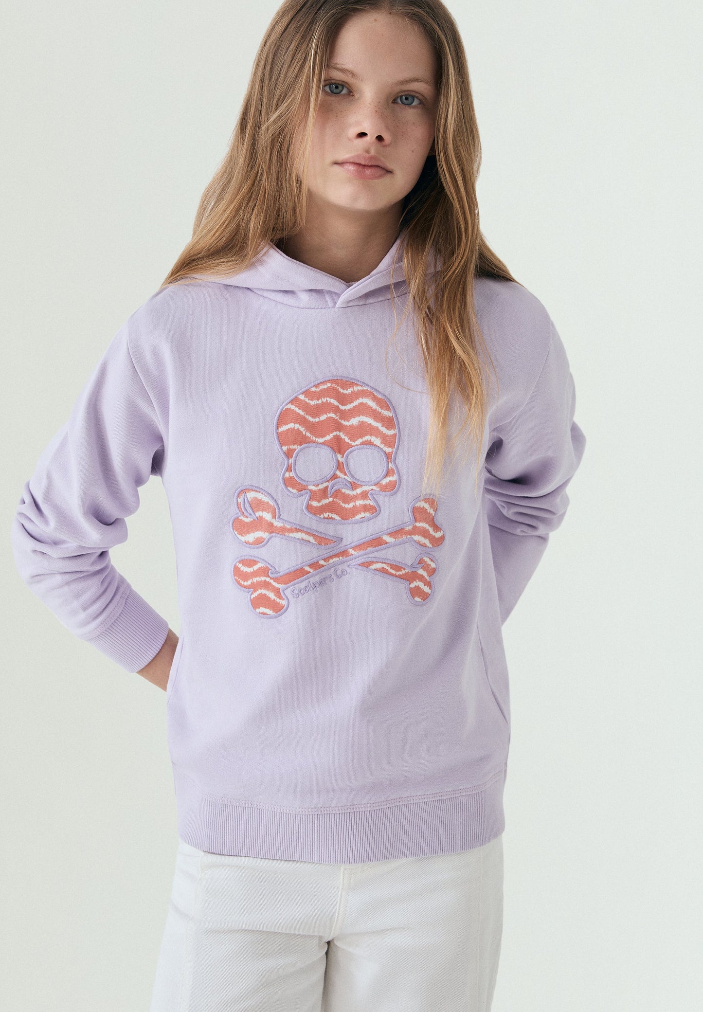 SKULL DETAIL HOODIE