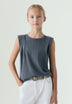 SLEEVELESS T-SHIRT WITH STUDS