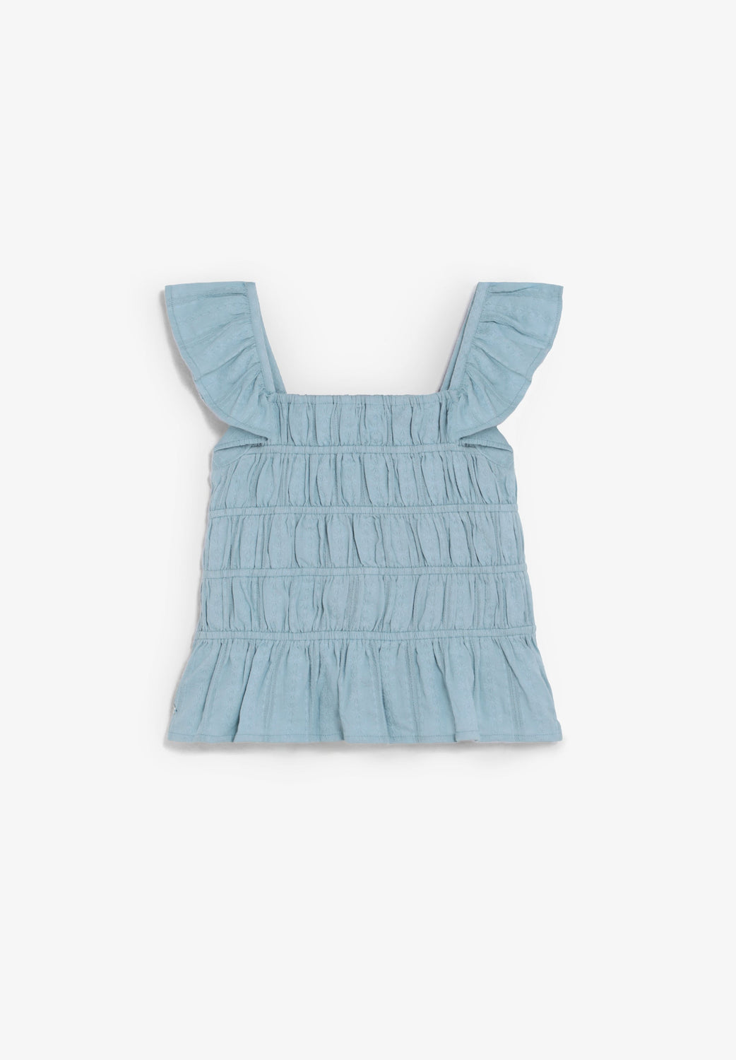 BLUSA VOLANTES FRUNCIDA - Scalpers