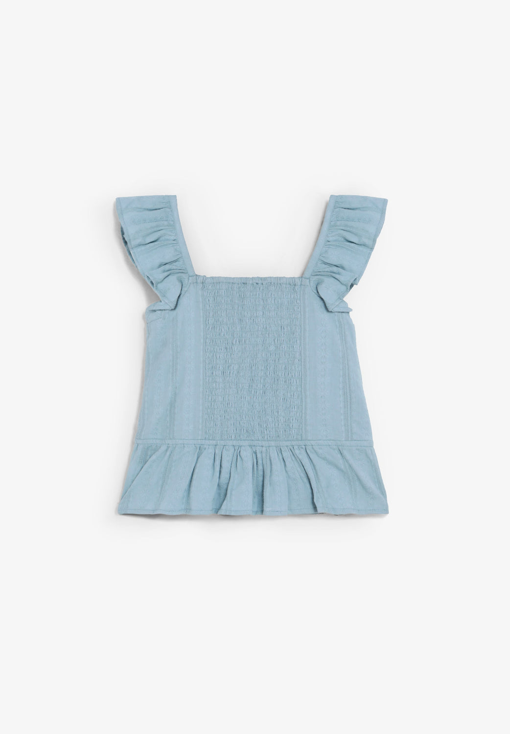 BLUSA VOLANTES FRUNCIDA - Scalpers