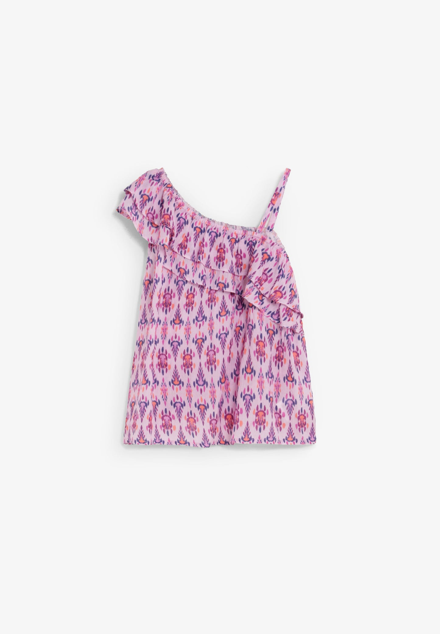 MULTICOLOUR ASYMMETRIC TOP