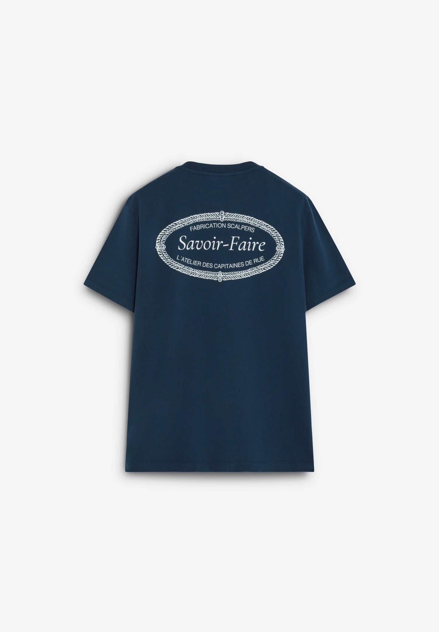 RELAXED CONTRAST EMBROIDERED T-SHIRT