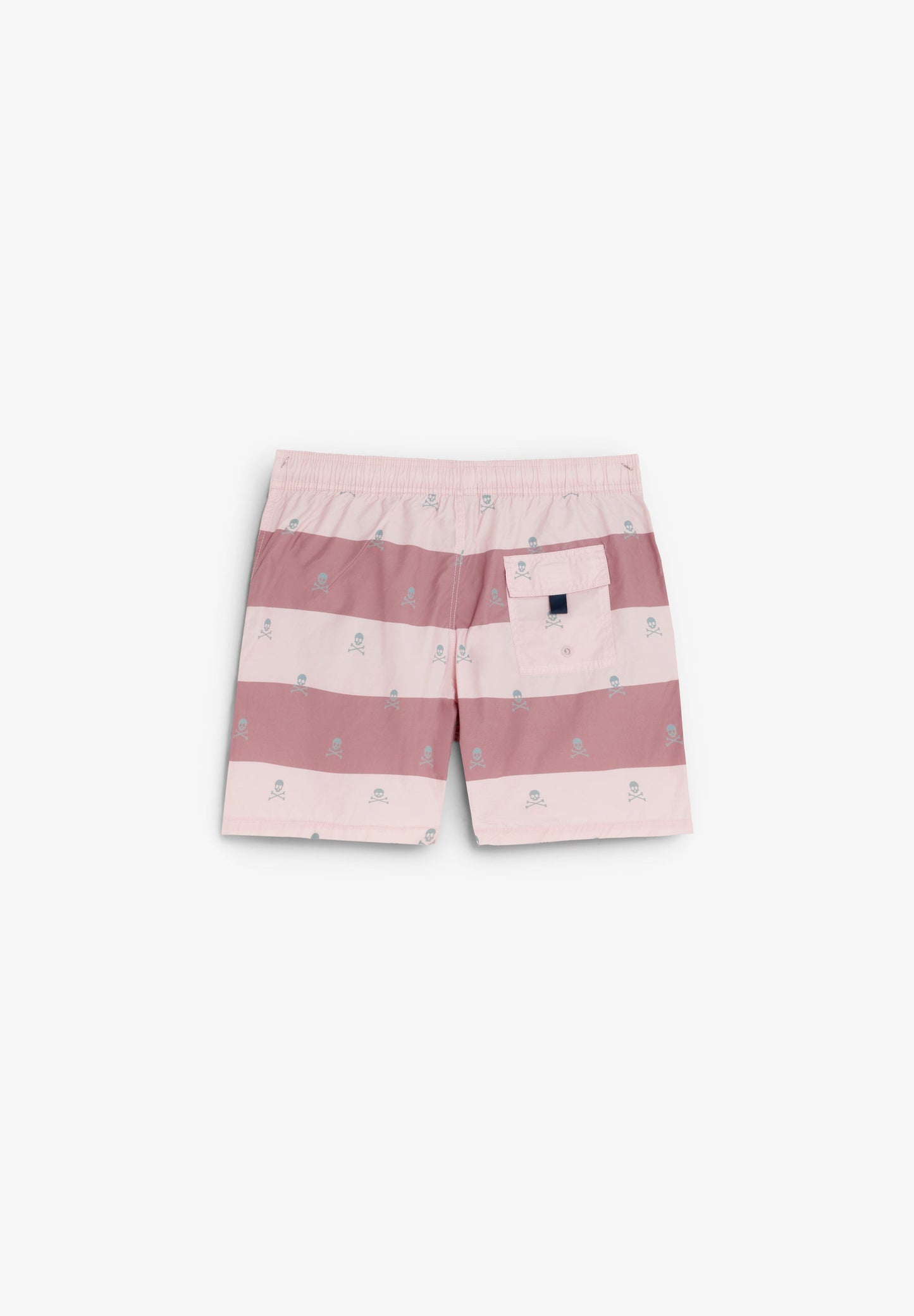 SKULL AND STRIPES SWIMMING TRUNKS