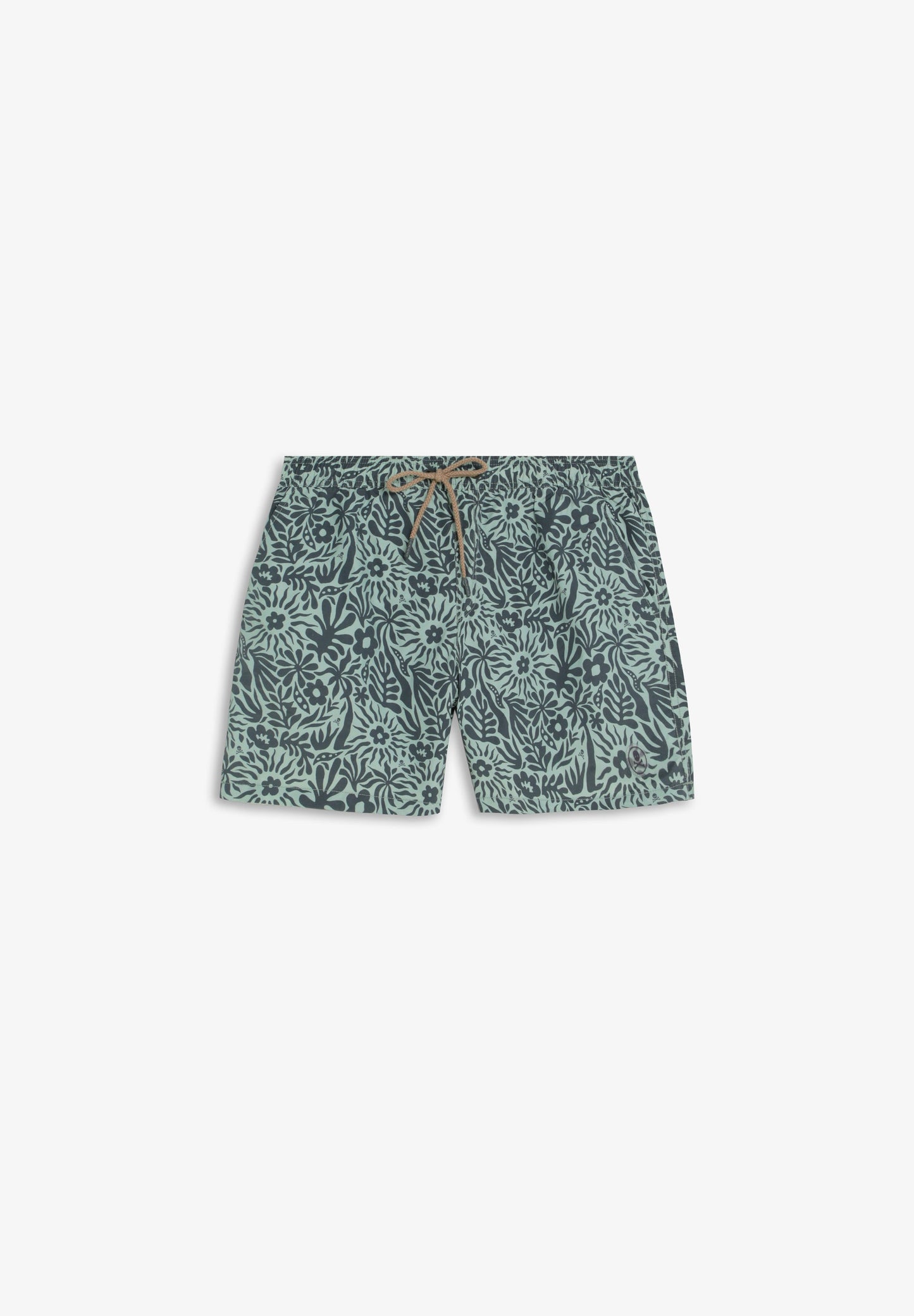 SCSKULL FLOWERS SWIMSUIT