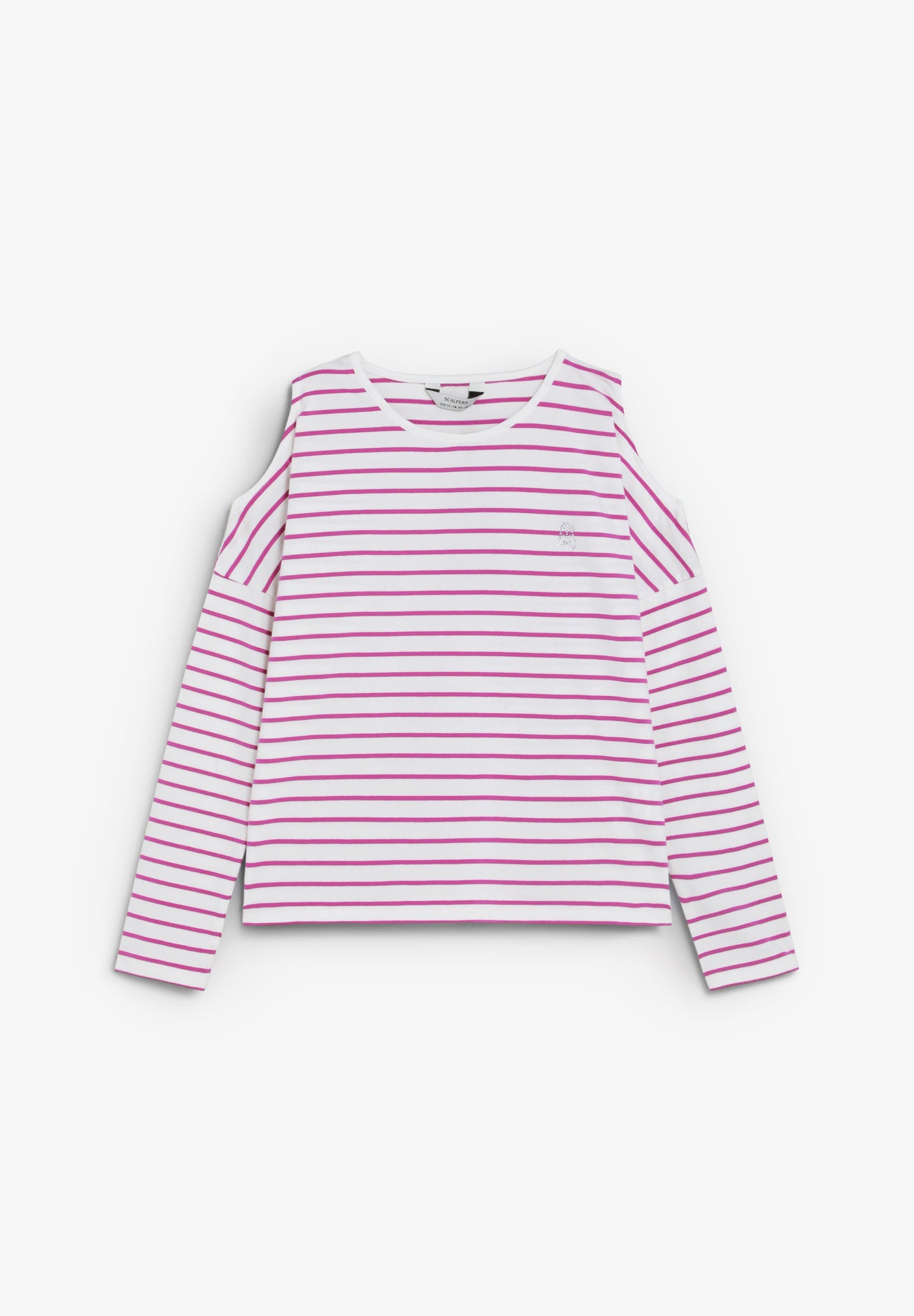 STRIPED CUT OUT T-SHIRT