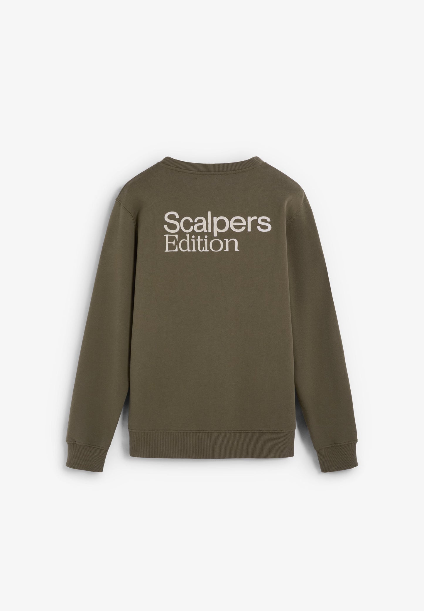 BASIC SWEATSHIRT WITH BACK PRINT