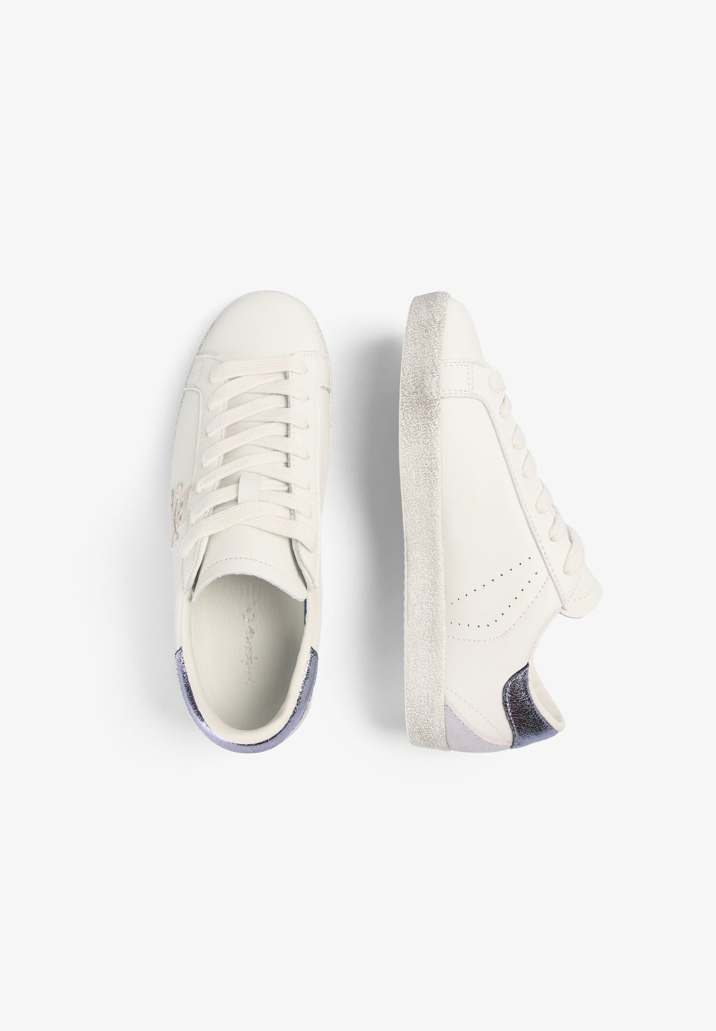 ZAPATILLA PIEL CONTRASTE METALIZADO - Scalpers