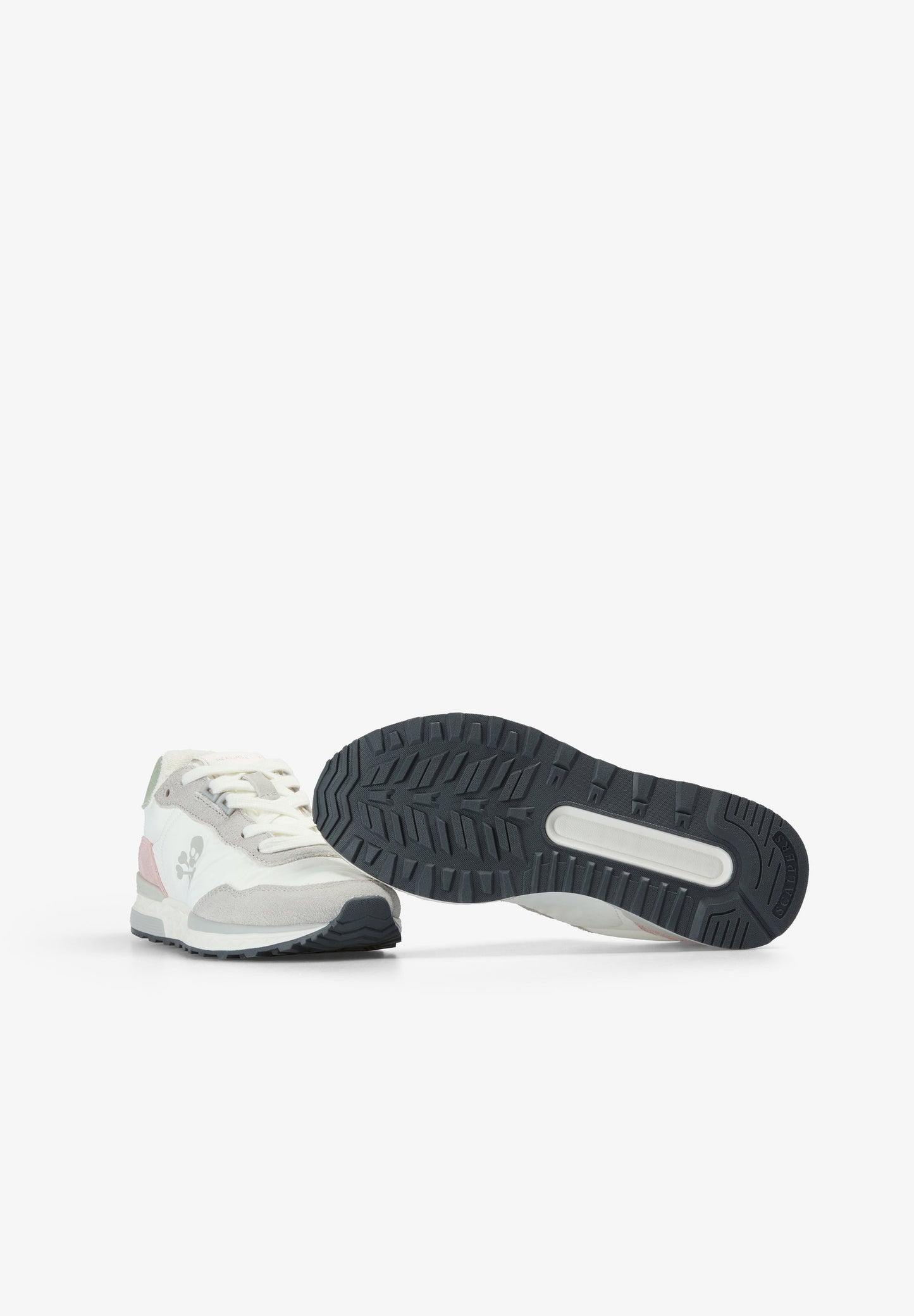 CONTRAST SPLIT SUEDE SNEAKERS