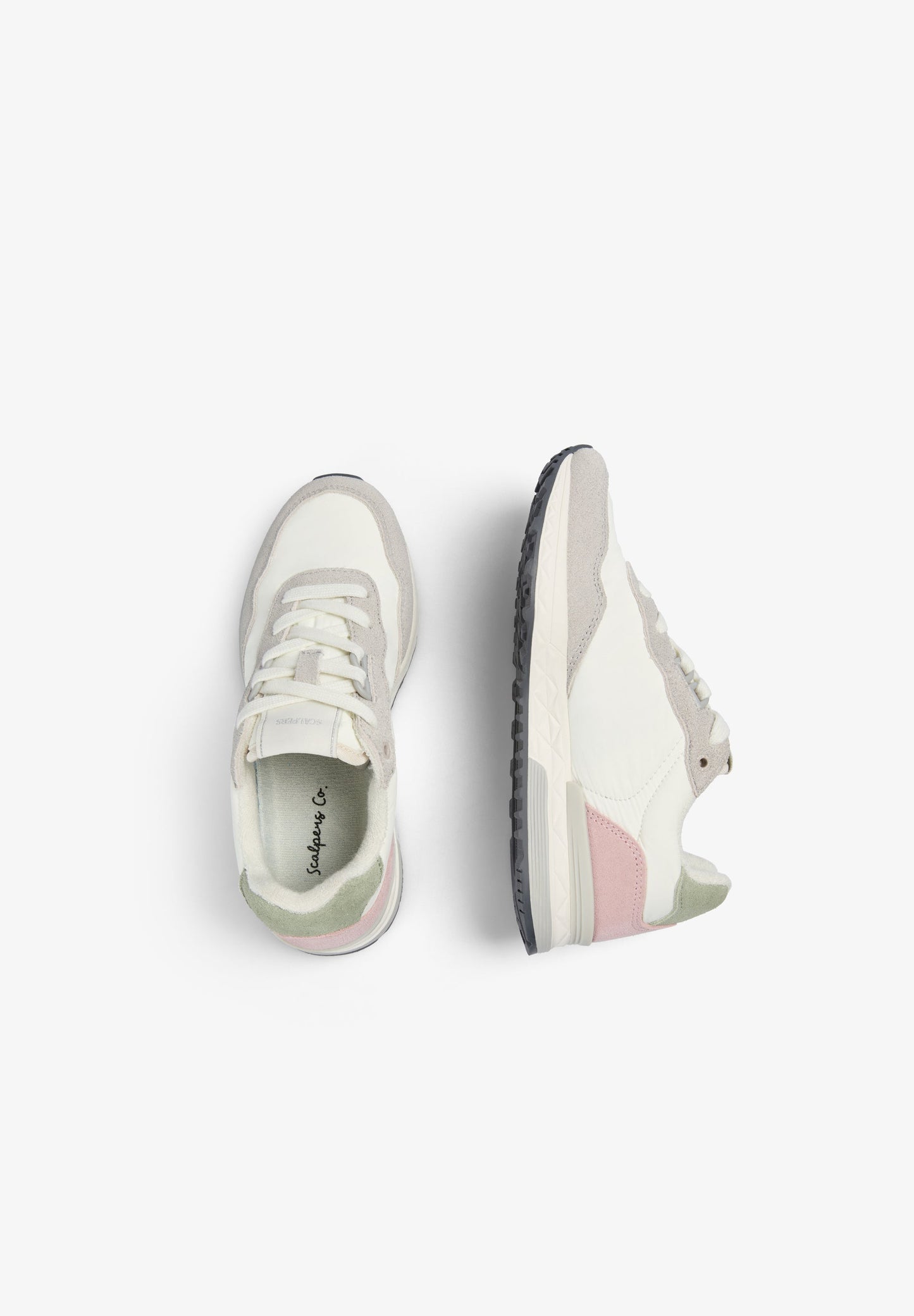 CONTRAST SPLIT SUEDE SNEAKERS