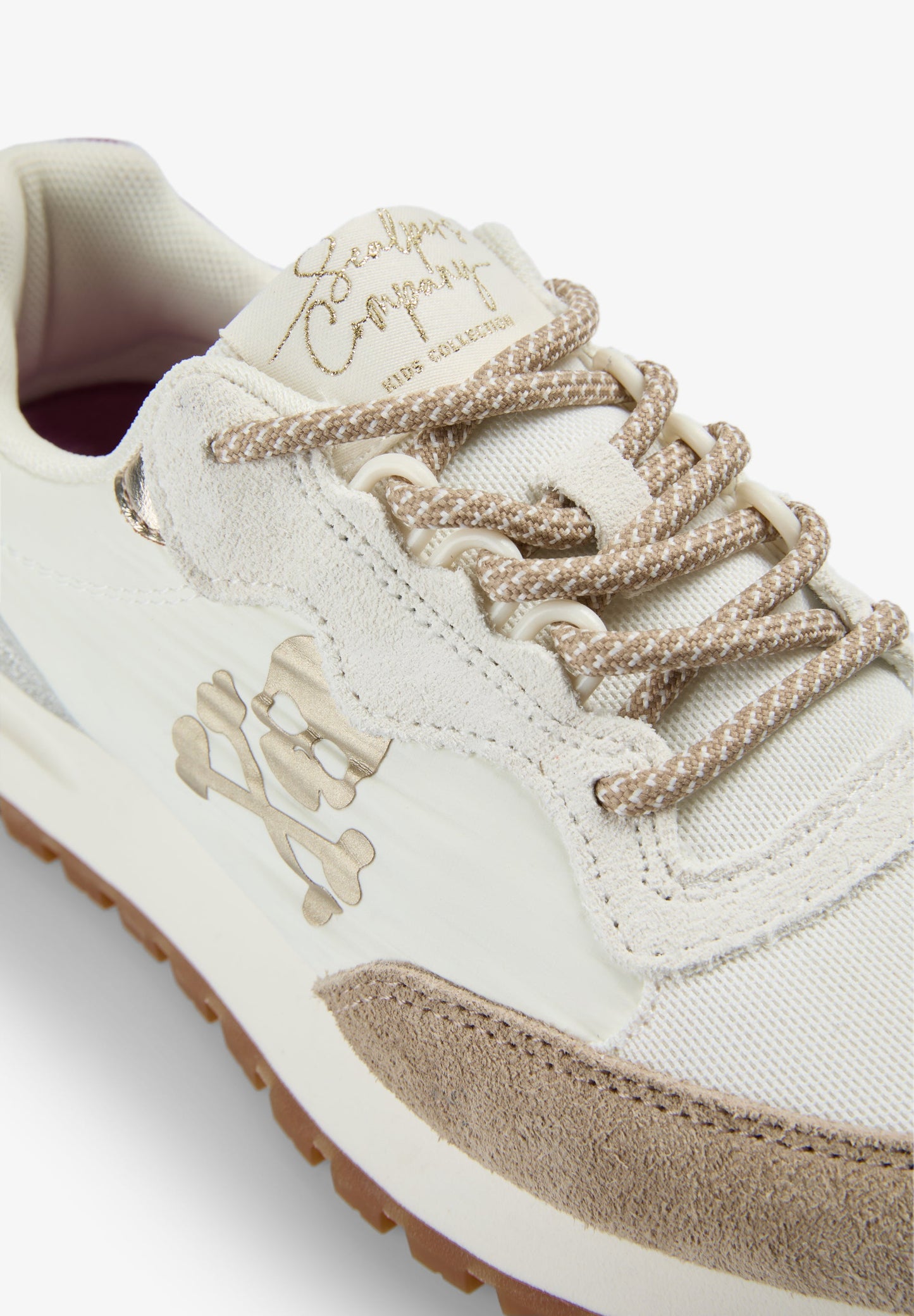 CONTRAST SPLIT SUEDE SNEAKERS