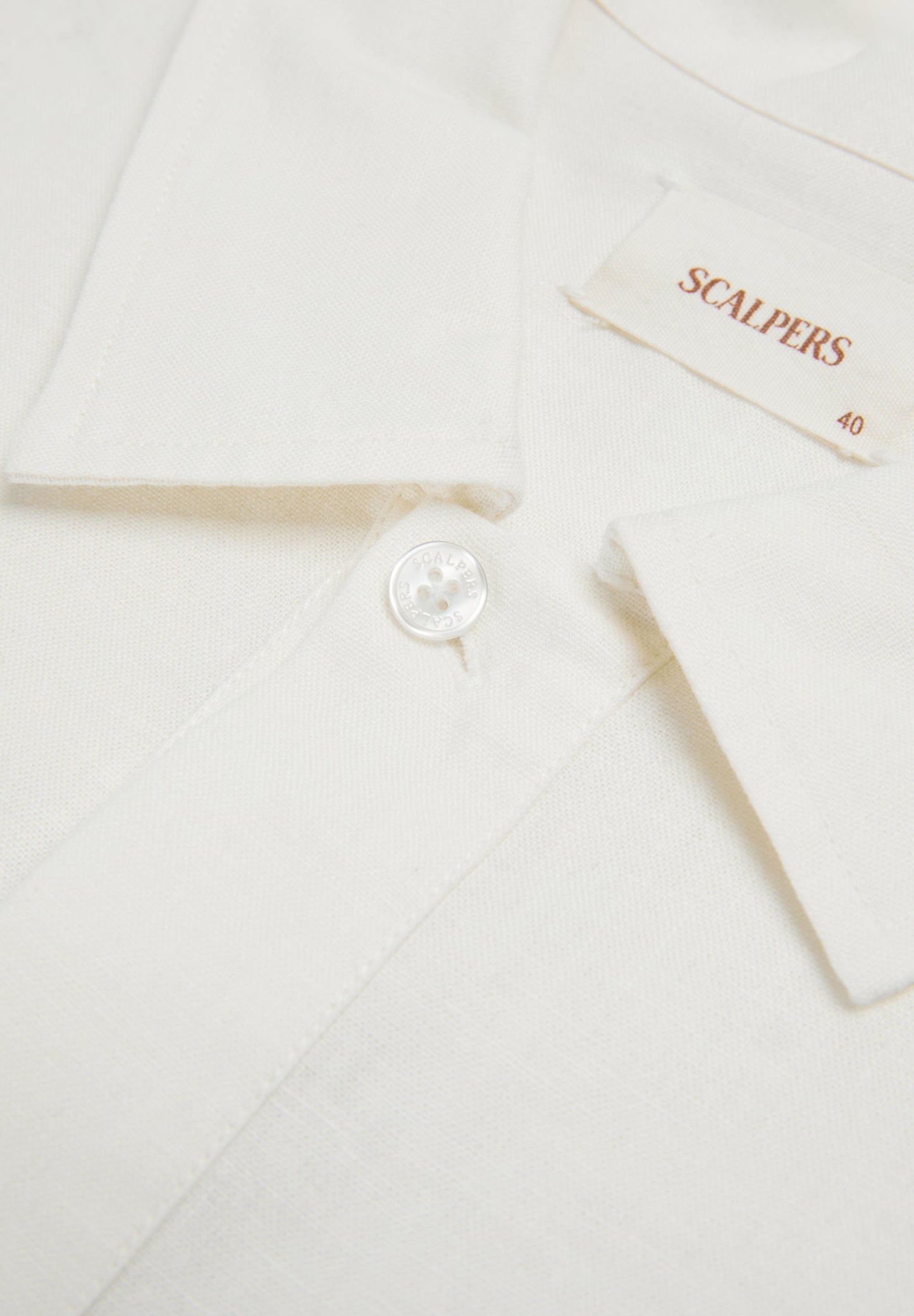 LINEN LOOSE FIT POLO SHIRT