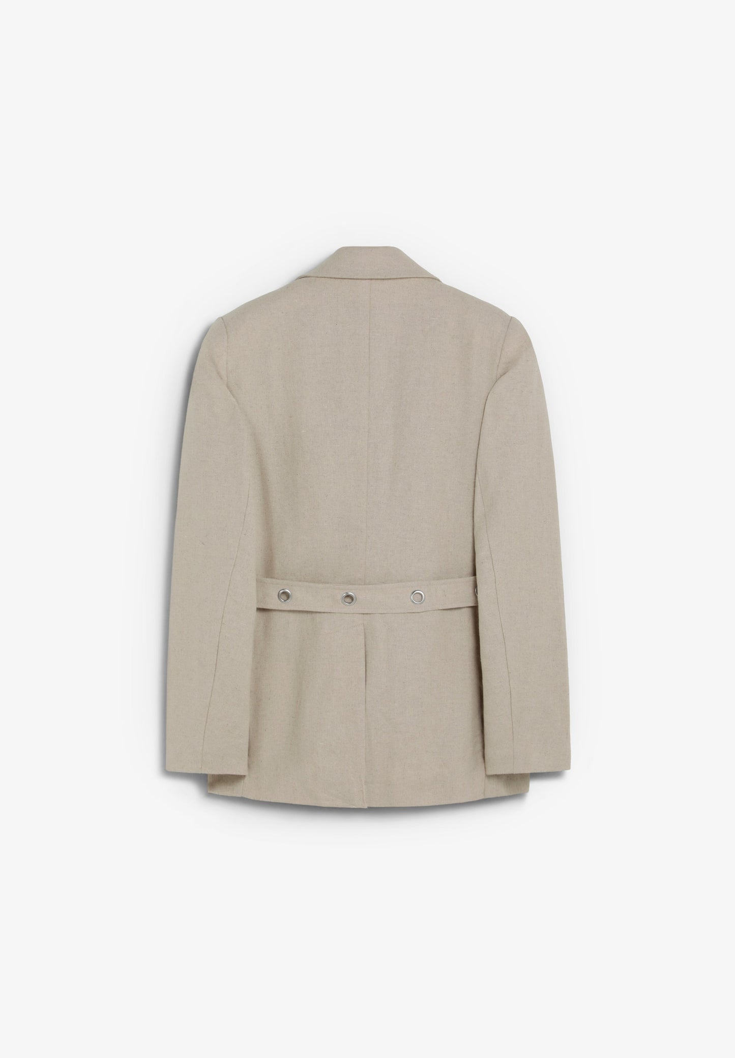 BLAZER WITH PERFORATED BELT