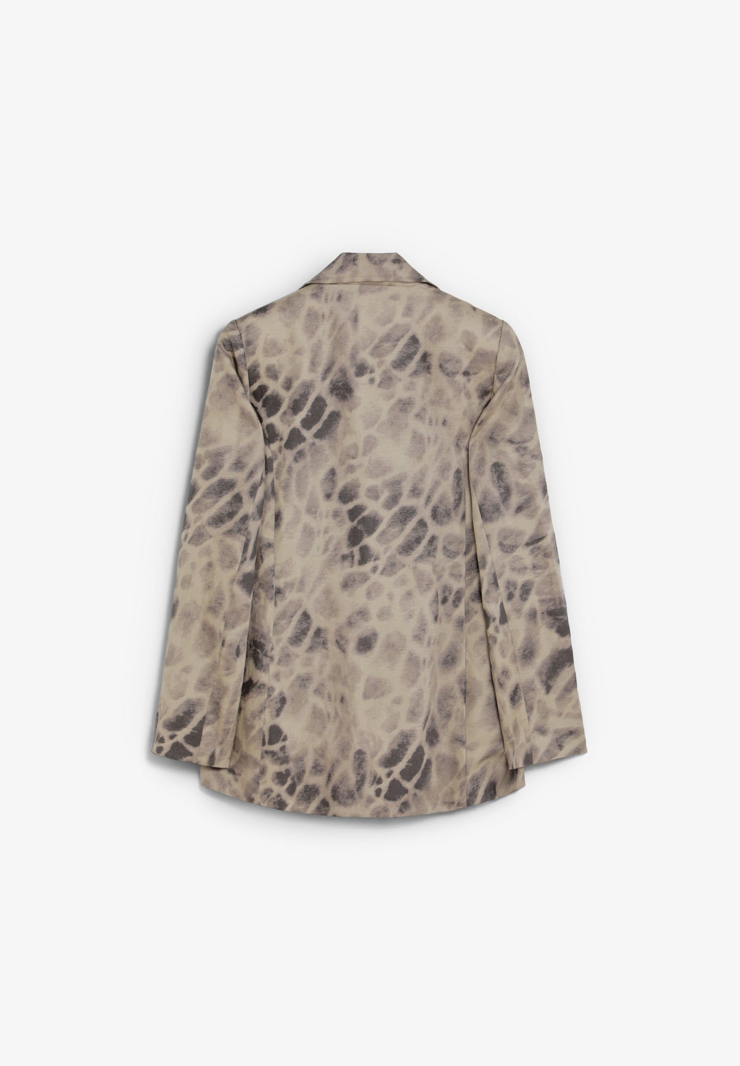PRINTED LINEN BLAZER