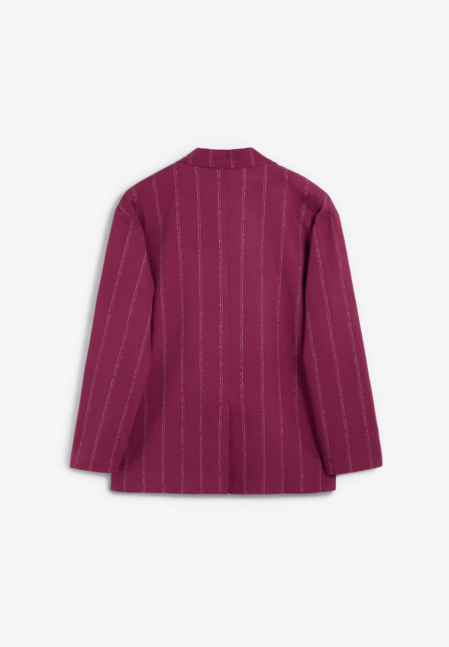 STRIPED DOUBLE-BREASTED BLAZER