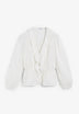 BLOUSE WITH RUFFLES AND RUCHED DETAILS