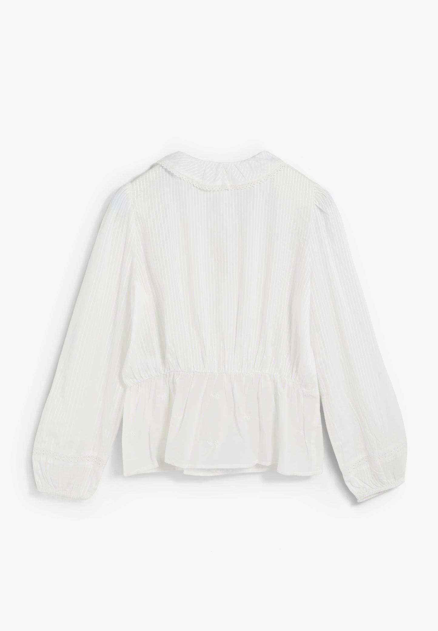 BLOUSE WITH RUFFLES AND RUCHED DETAILS