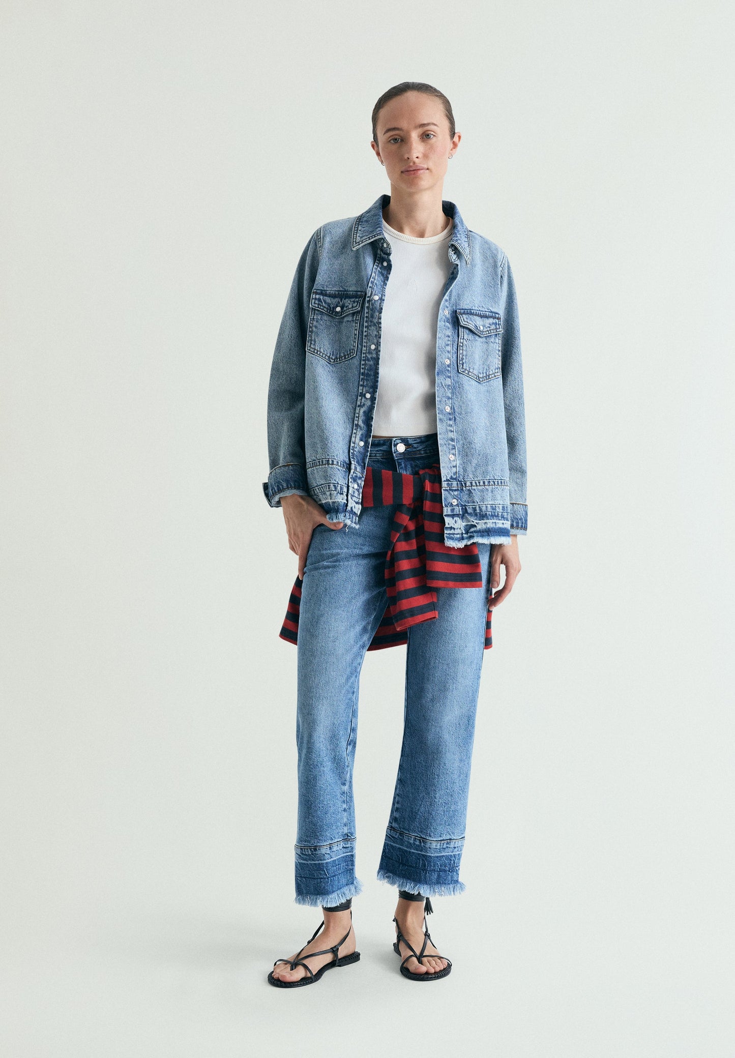 WASHED DENIM SHIRT