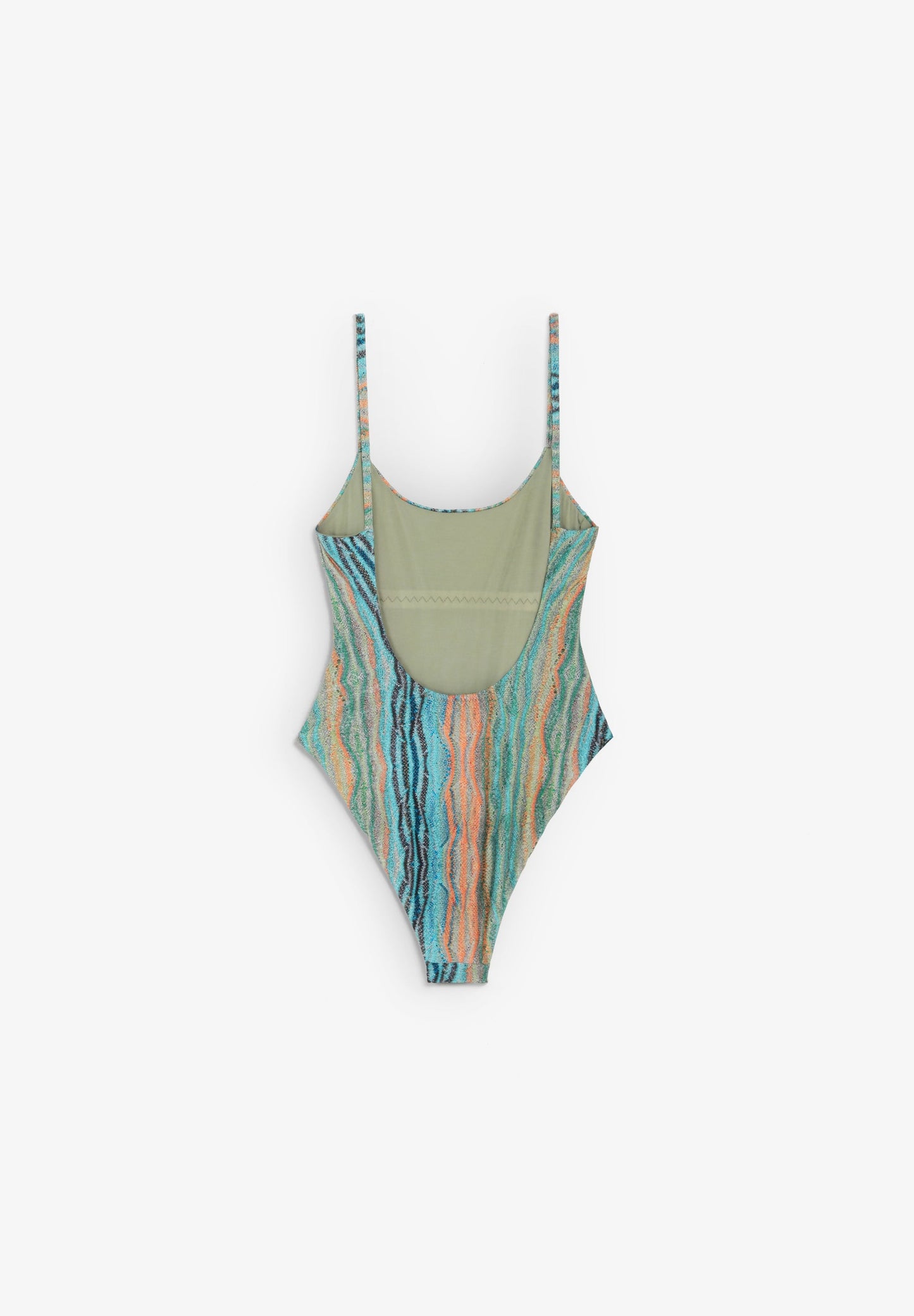 MULTICOLOURED PRINT SWIMSUIT