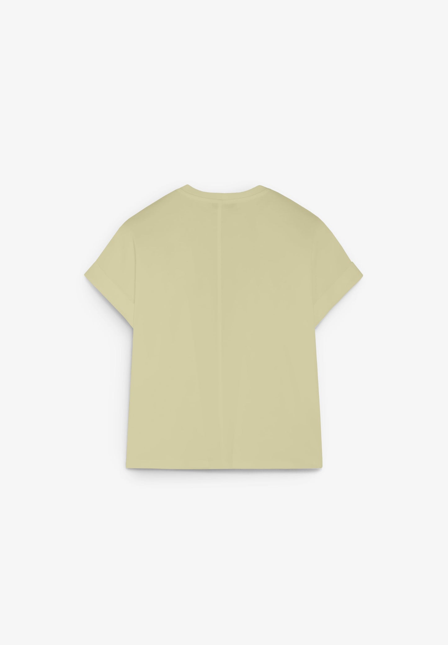 CONTRAST EMBROIDERED T-SHIRT