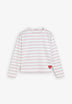 SCSTRIPES PATCH LS TEE