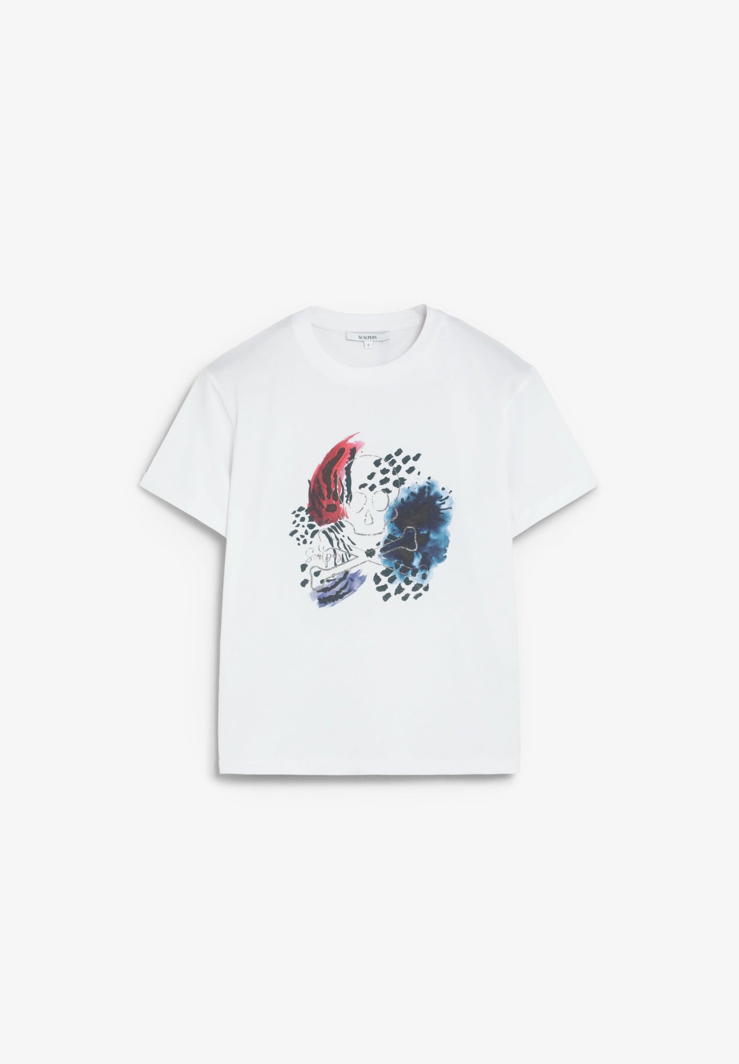 T-SHIRT WITH SKULL PRINT