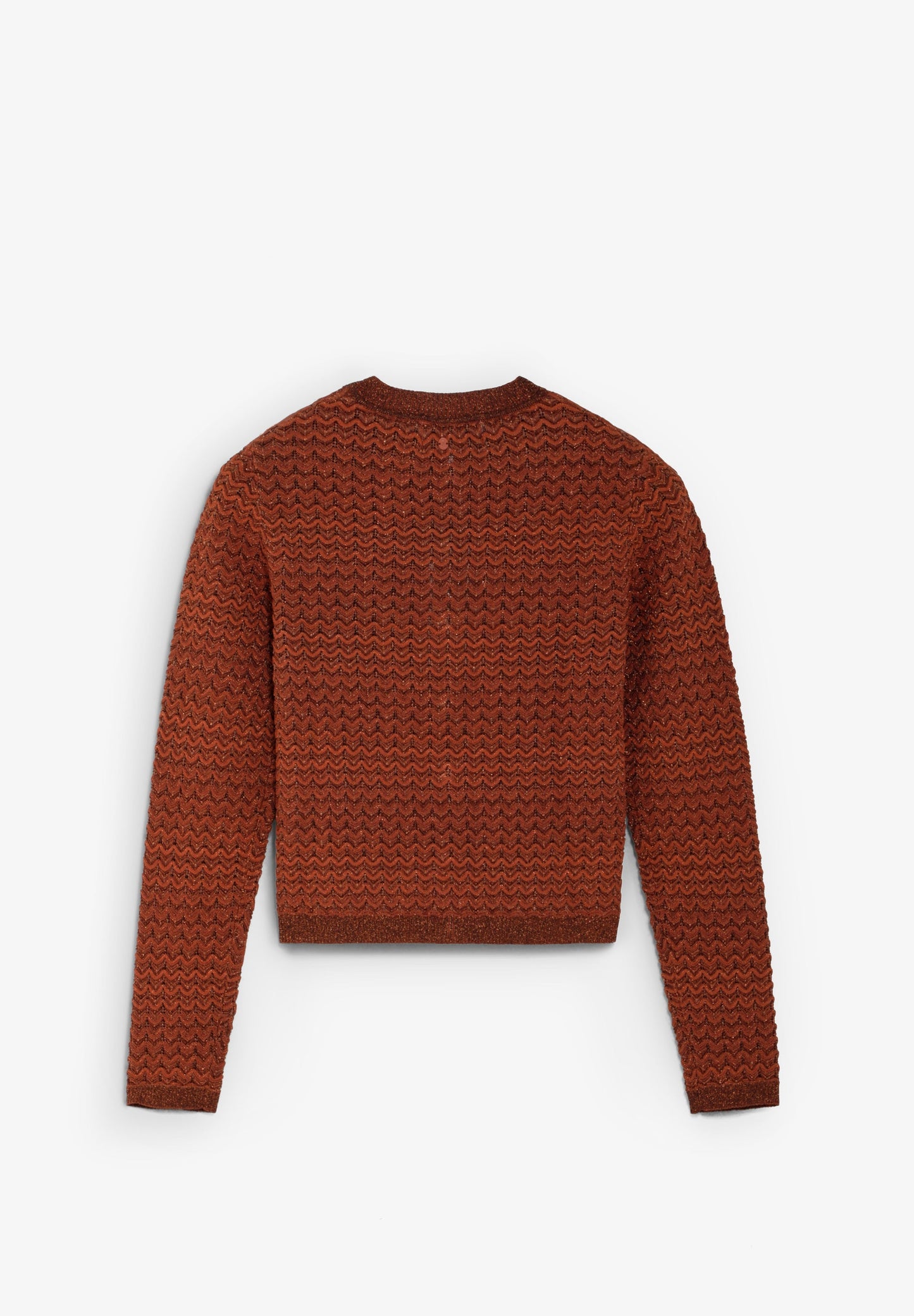 METALLIC KNIT CARDIGAN