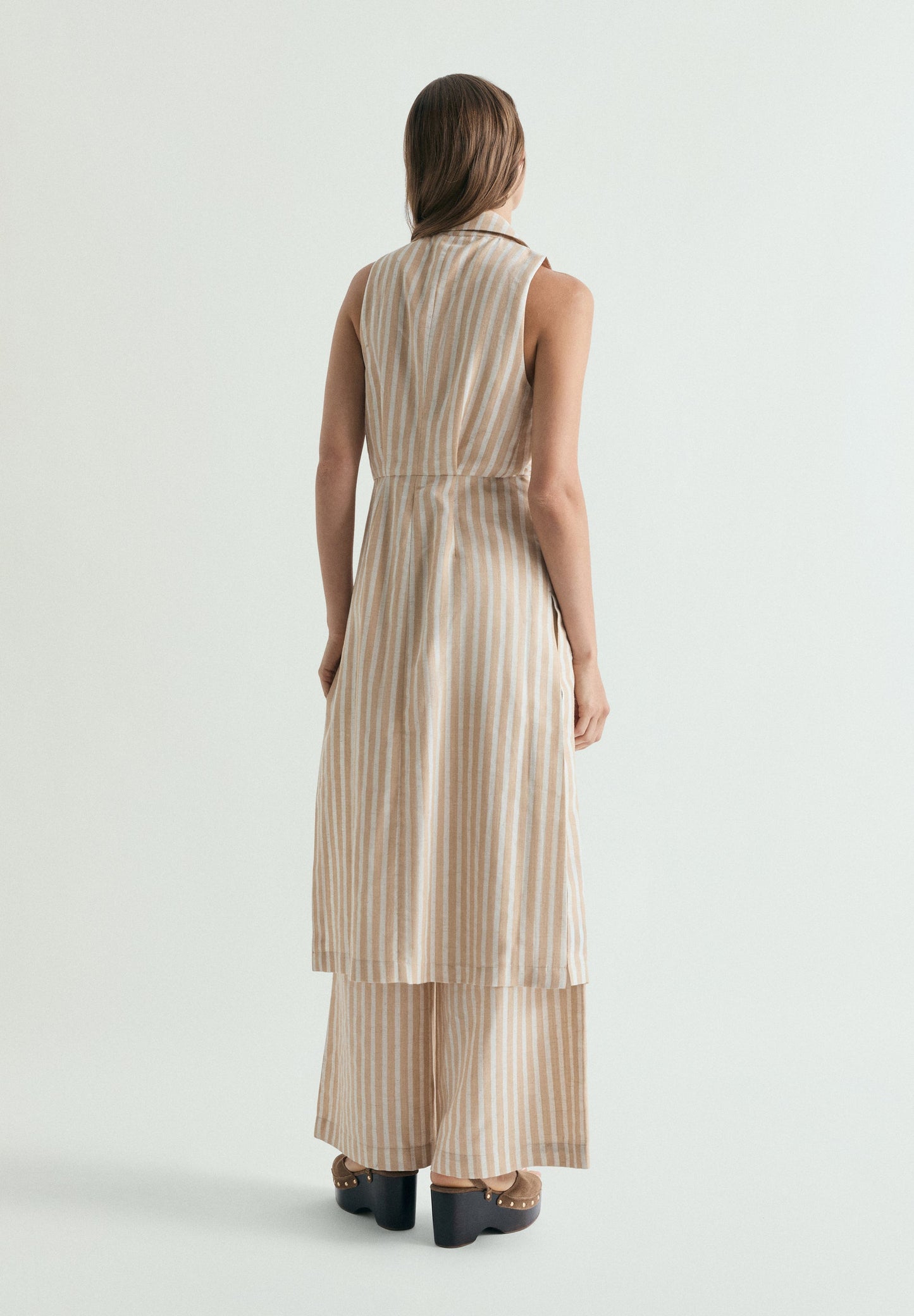 LONG STRIPED WAISTCOAT