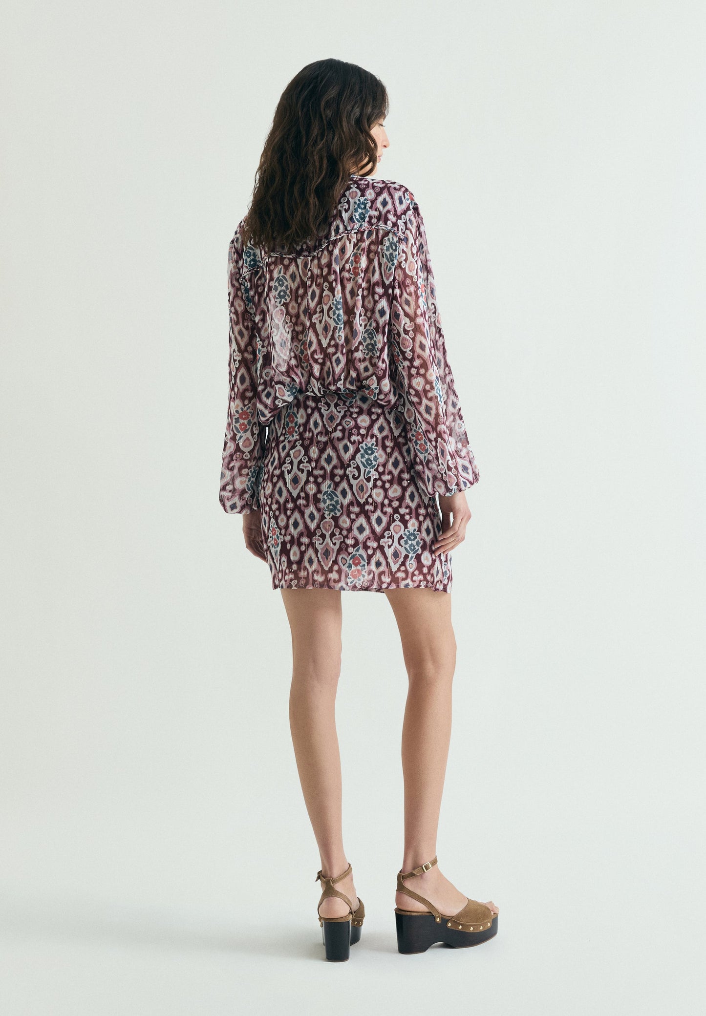 PRINTED MINI SKIRT