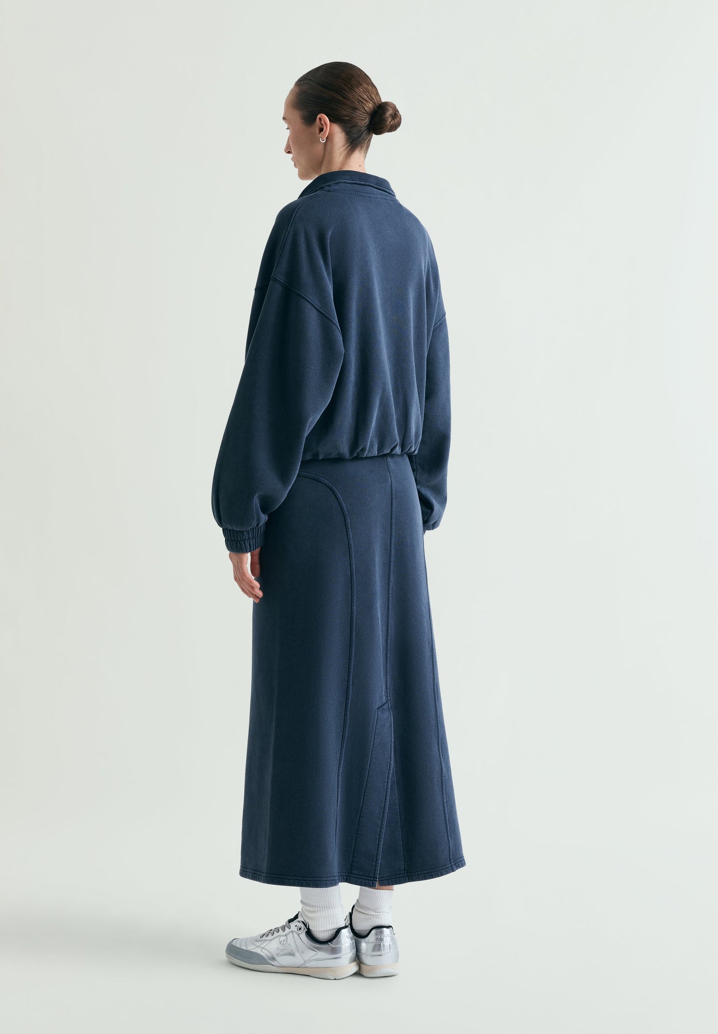 FADED EFFECT COMFY SKIRT