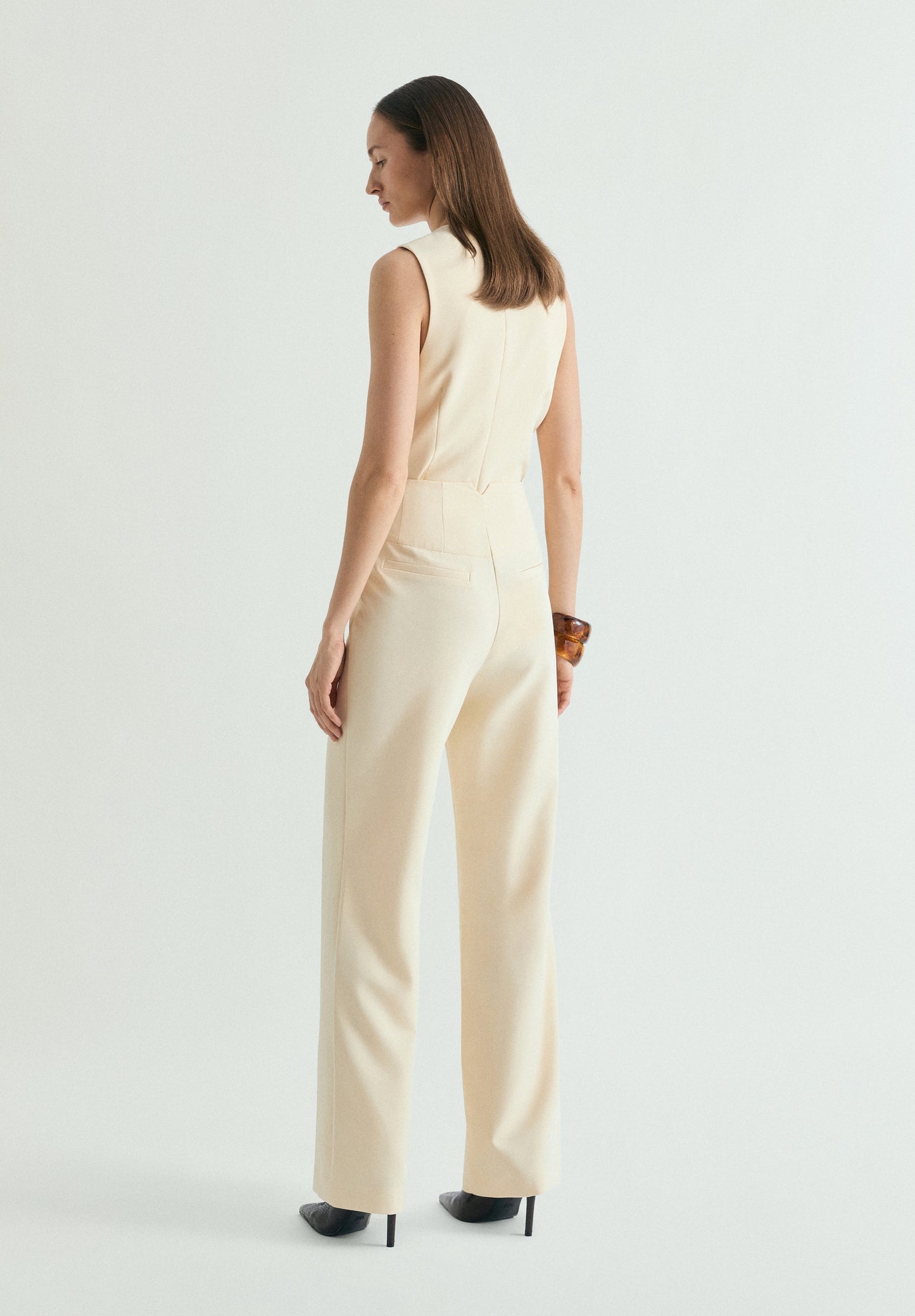 FLOWING TROUSERS WAISTBAND DETAIL