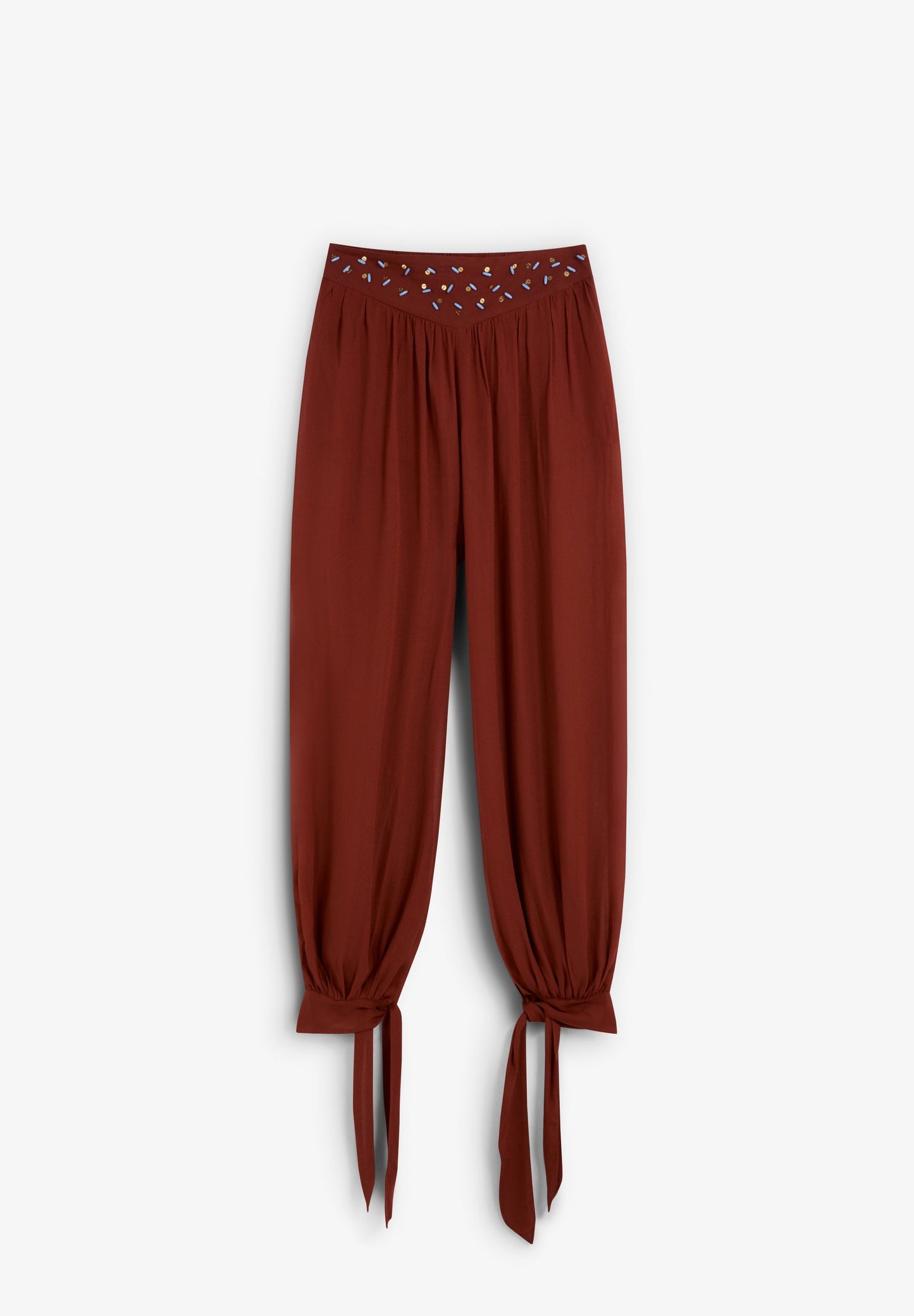 BALLOON TROUSERS WITH APPLIQUÉS