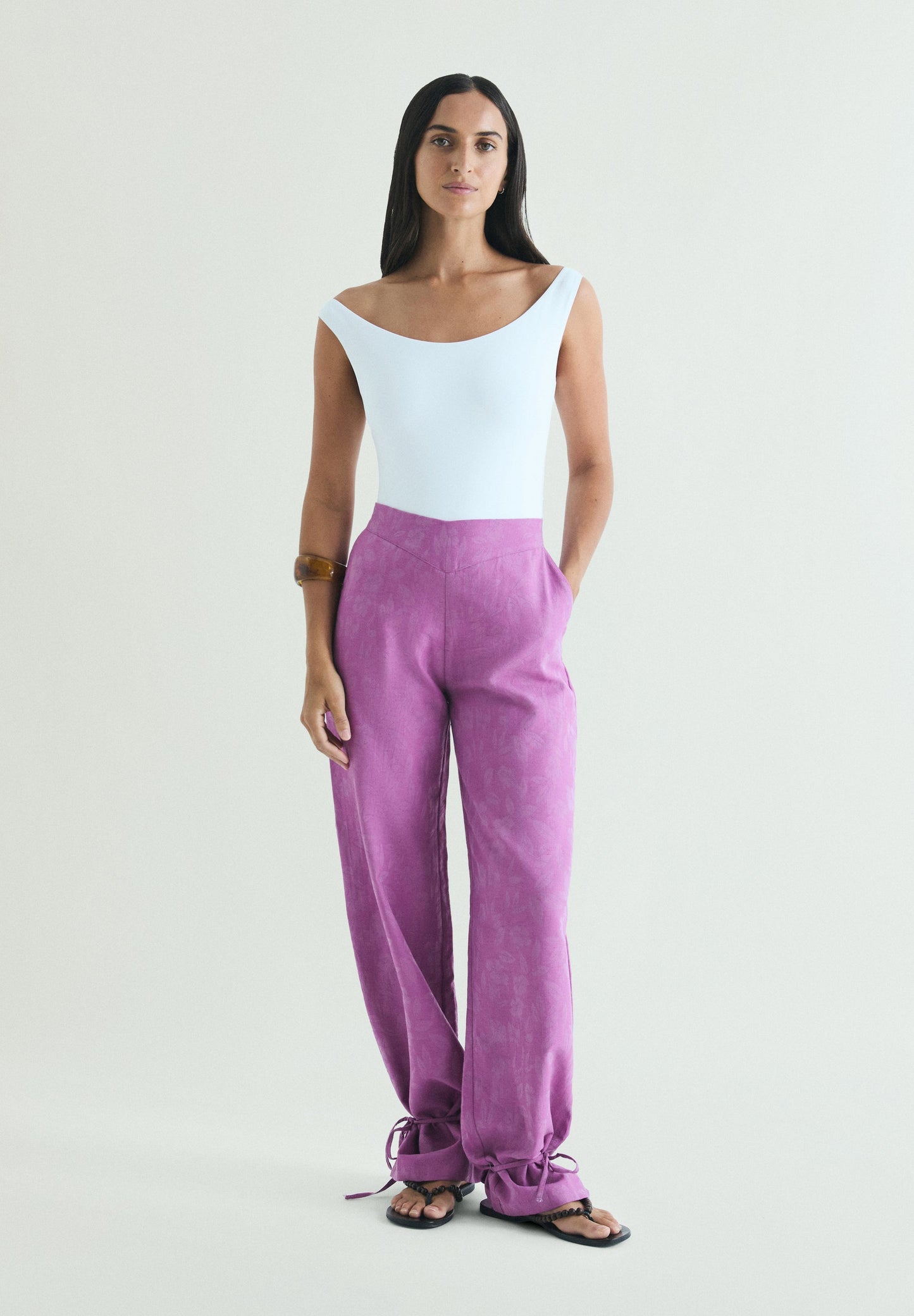JACQUARD TROUSERS
