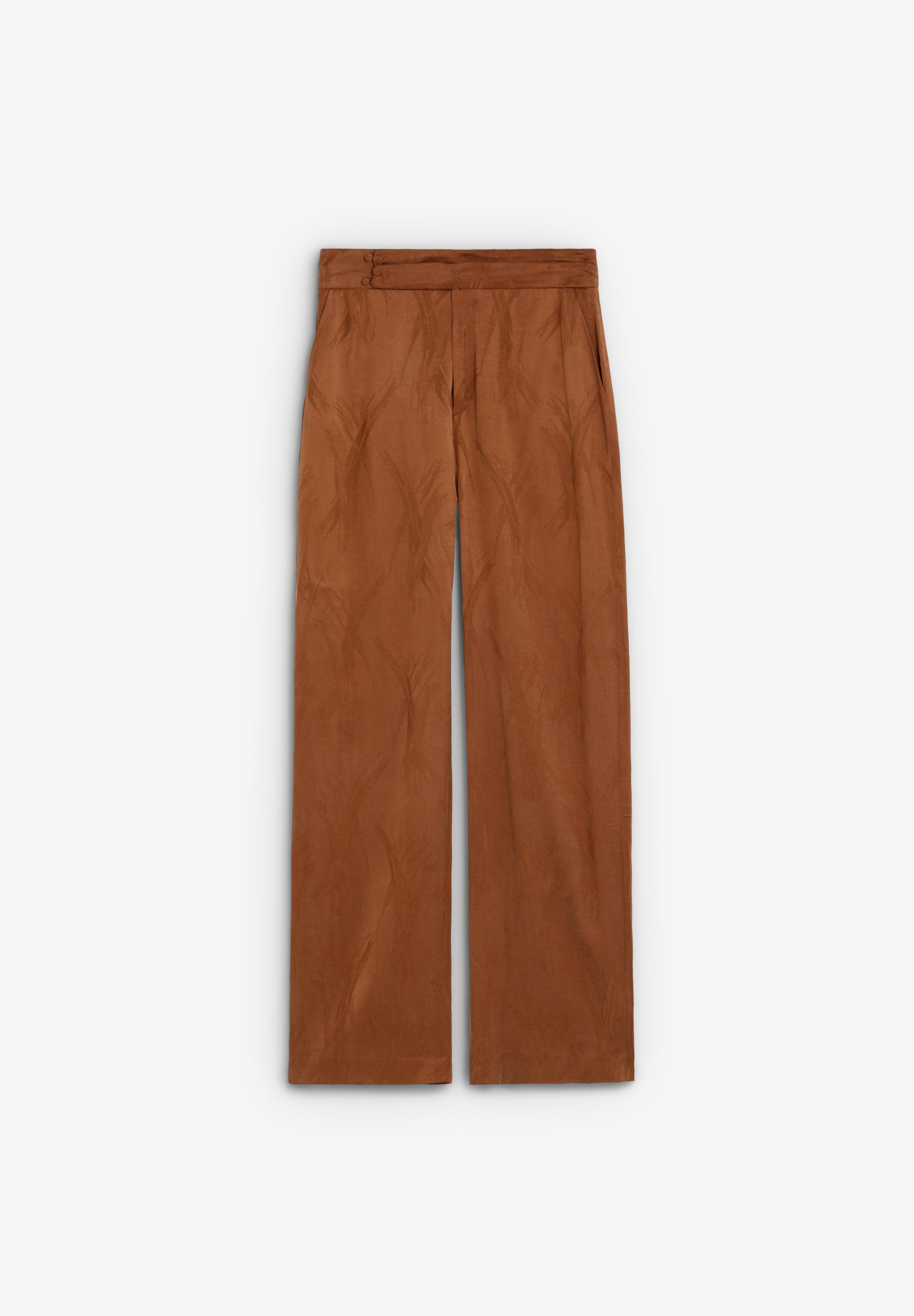 JACQUARD WIDE LEG TROUSERS