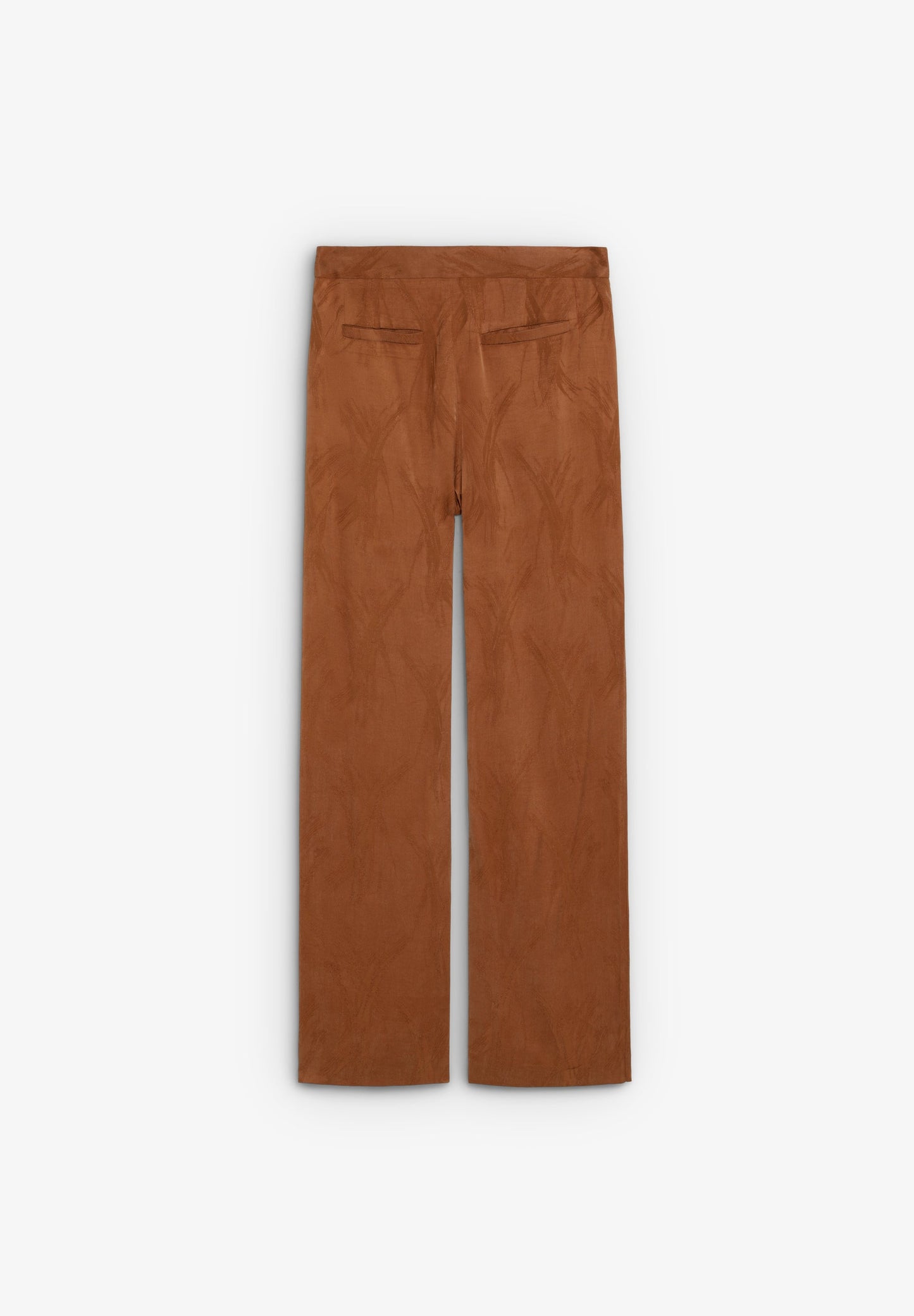 JACQUARD WIDE LEG TROUSERS