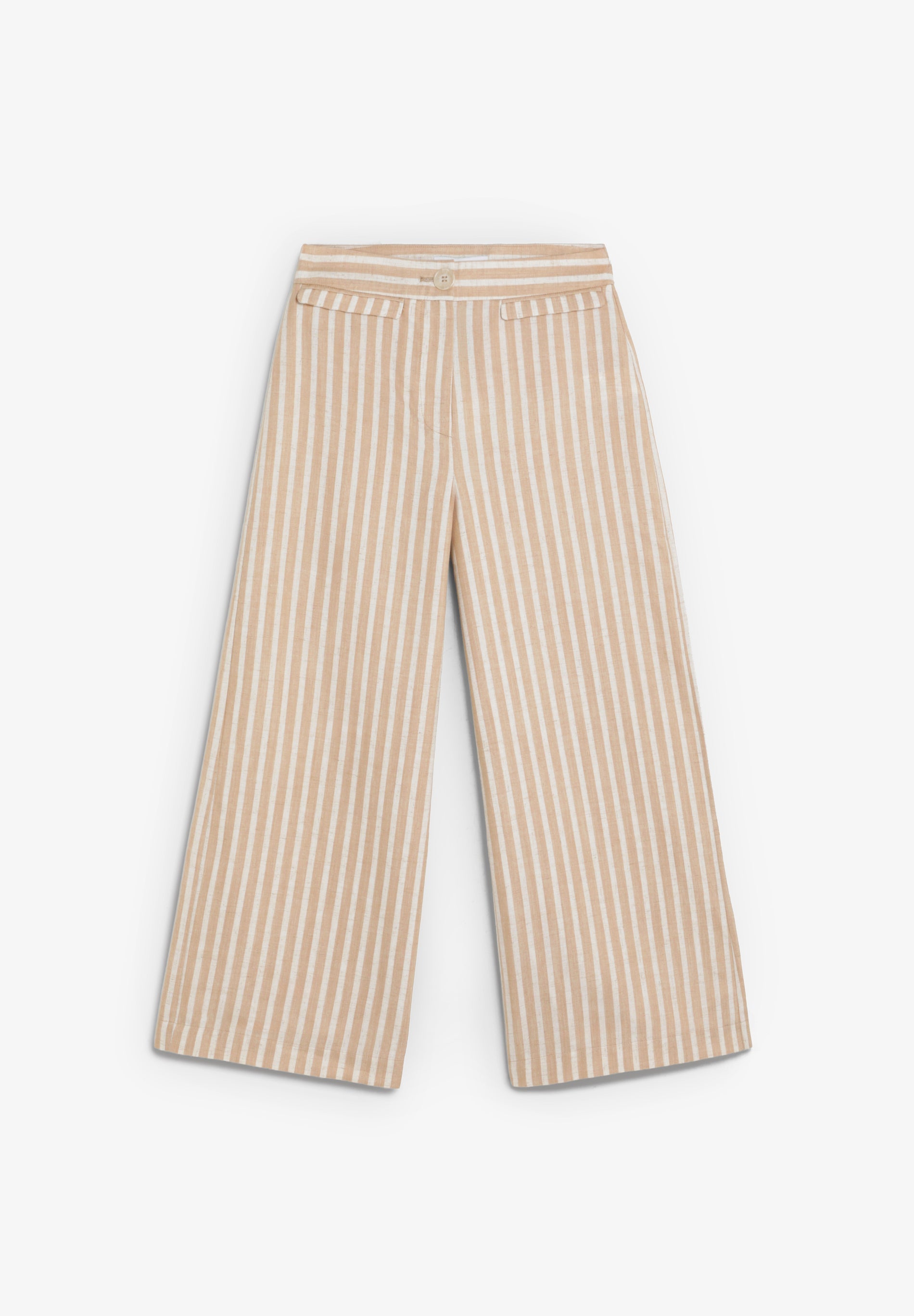 STRIPED LINEN TROUSERS