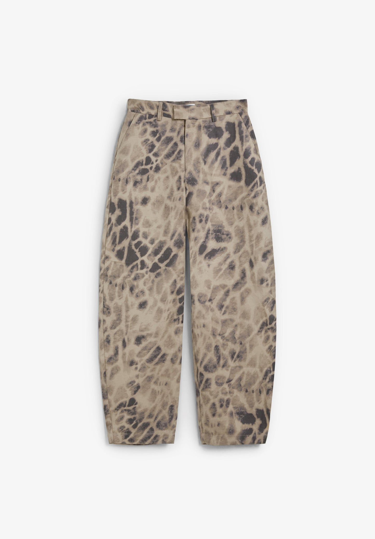 LINEN BALLOON TROUSERS