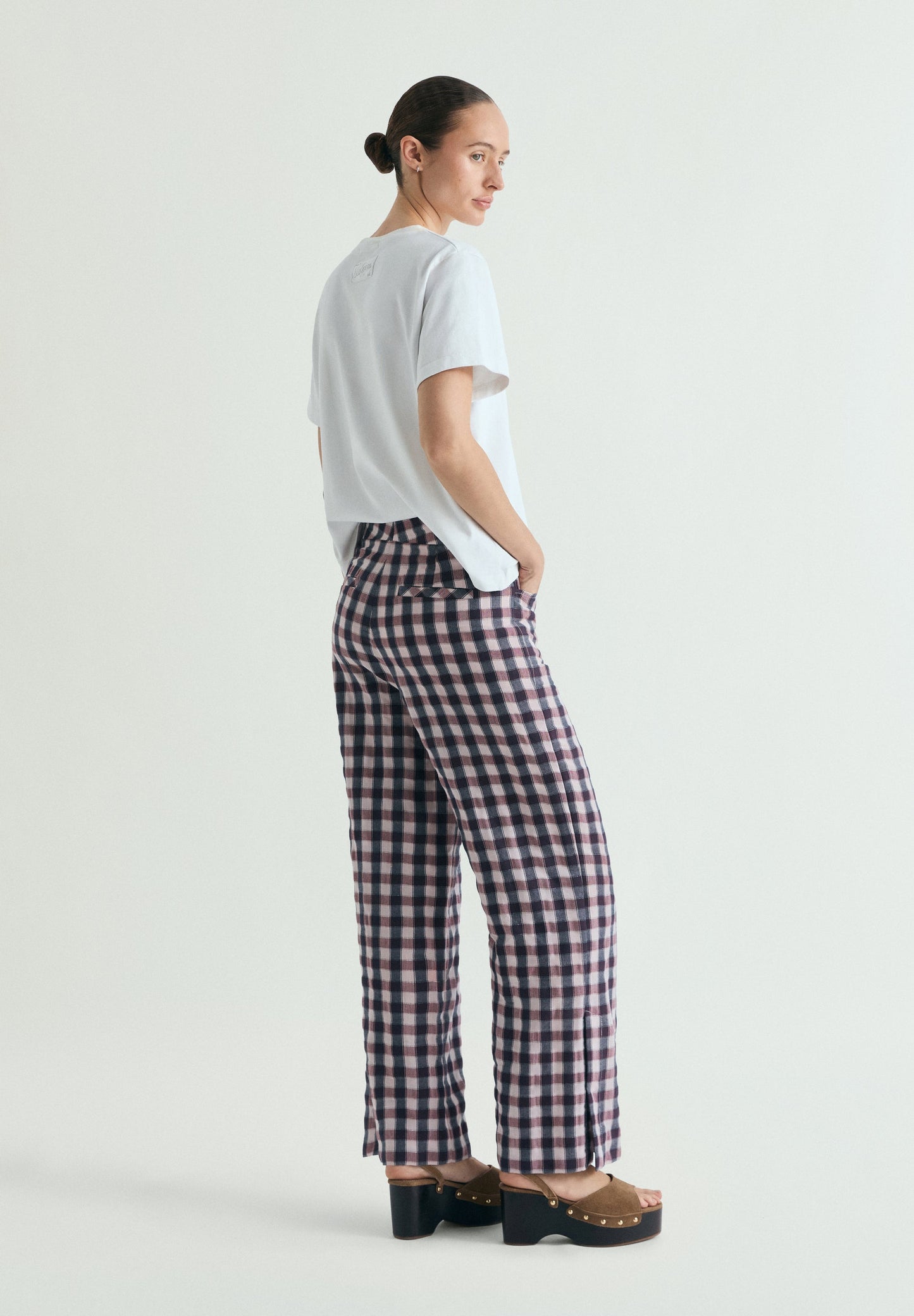 GINGHAM TROUSERS